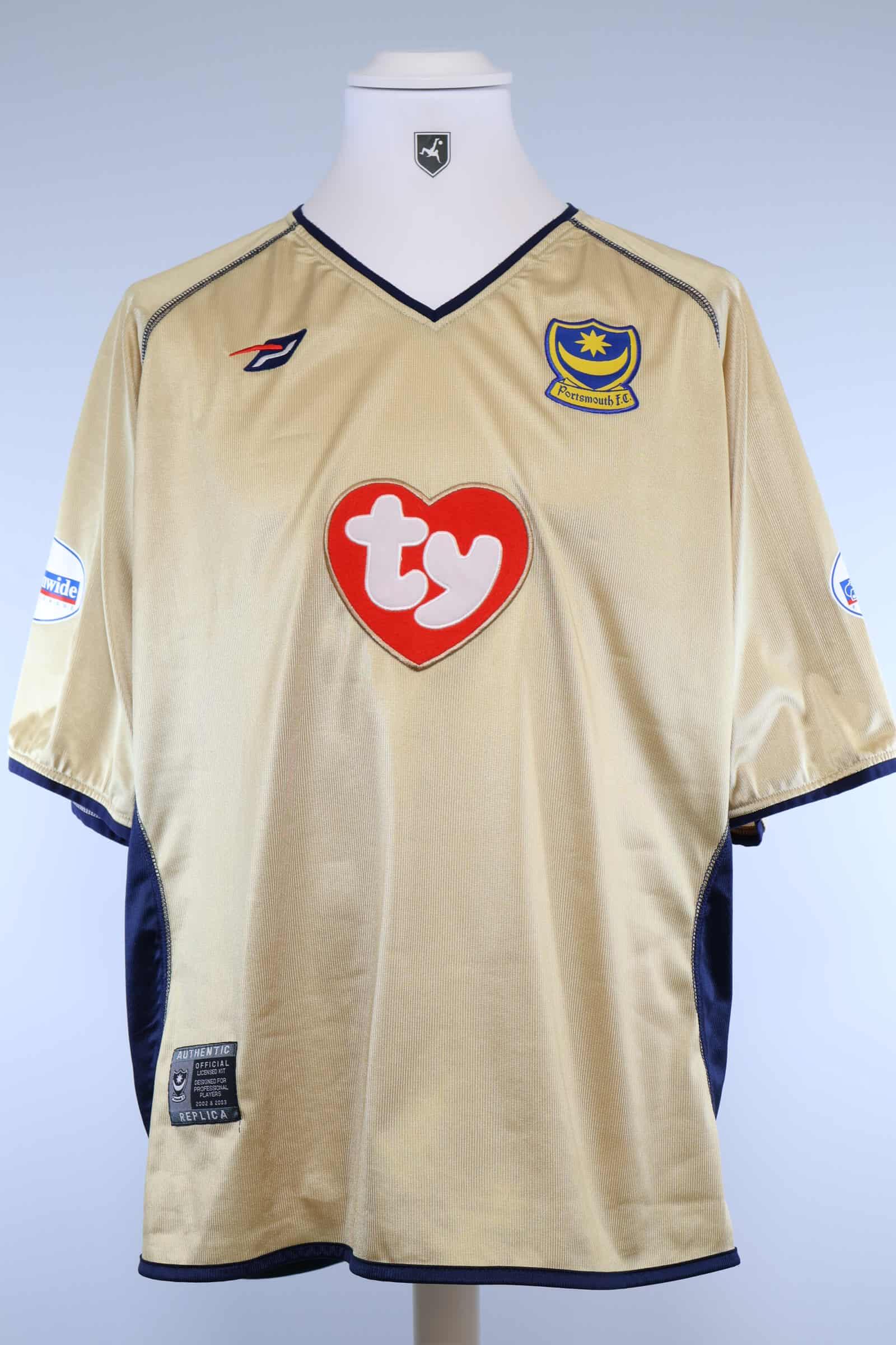 Portsmouth F.C 2002/03 Merson #10 Away Shirt - L Authenic Original Football Shirt