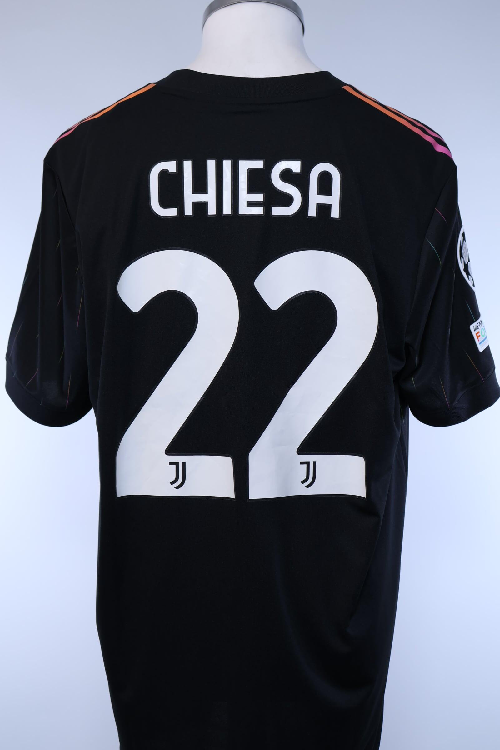 Juventus 2021/22 Chiesa #22 Away Shirt - XLAuthentic Original Football Shirt