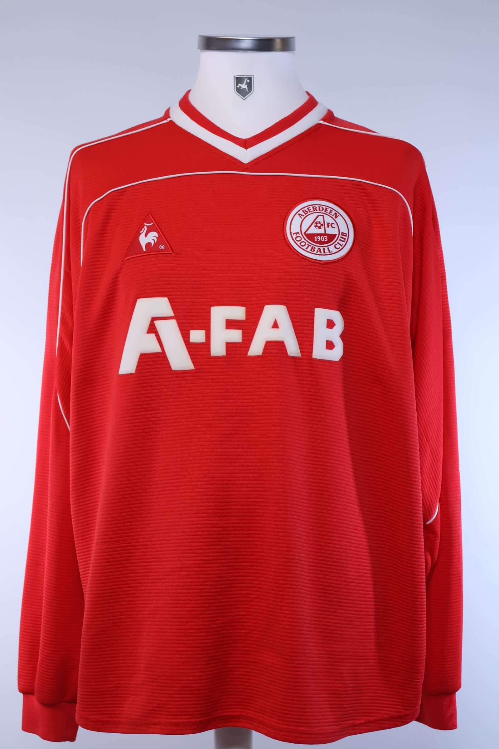 Aberdeen 2002/04 Home Shirt - LAuthentic Original Football Shirt
