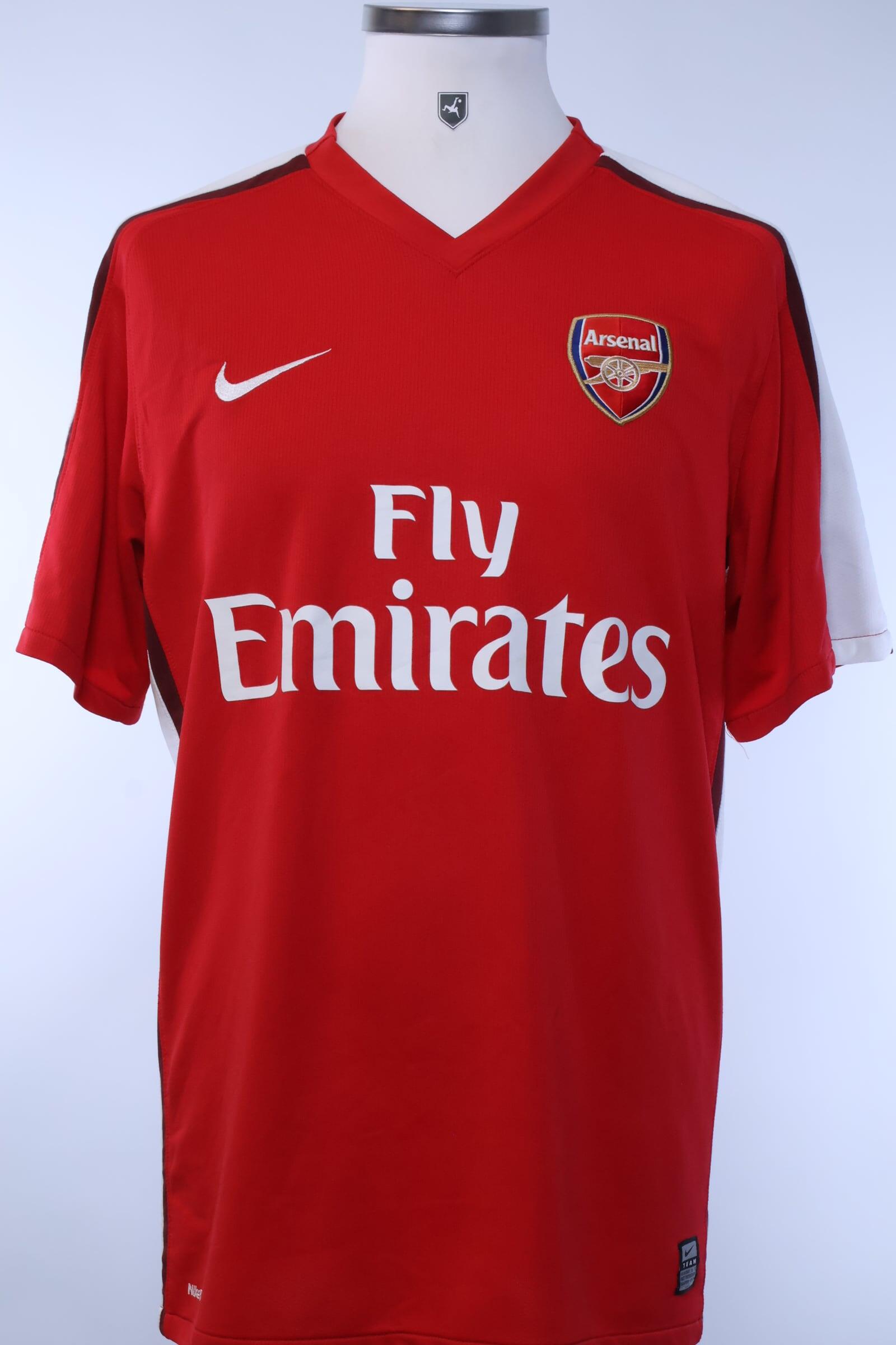 Arsenal 2008/10 Vermaelen #5 Home Shirt - L Authenic Original Football Shirt