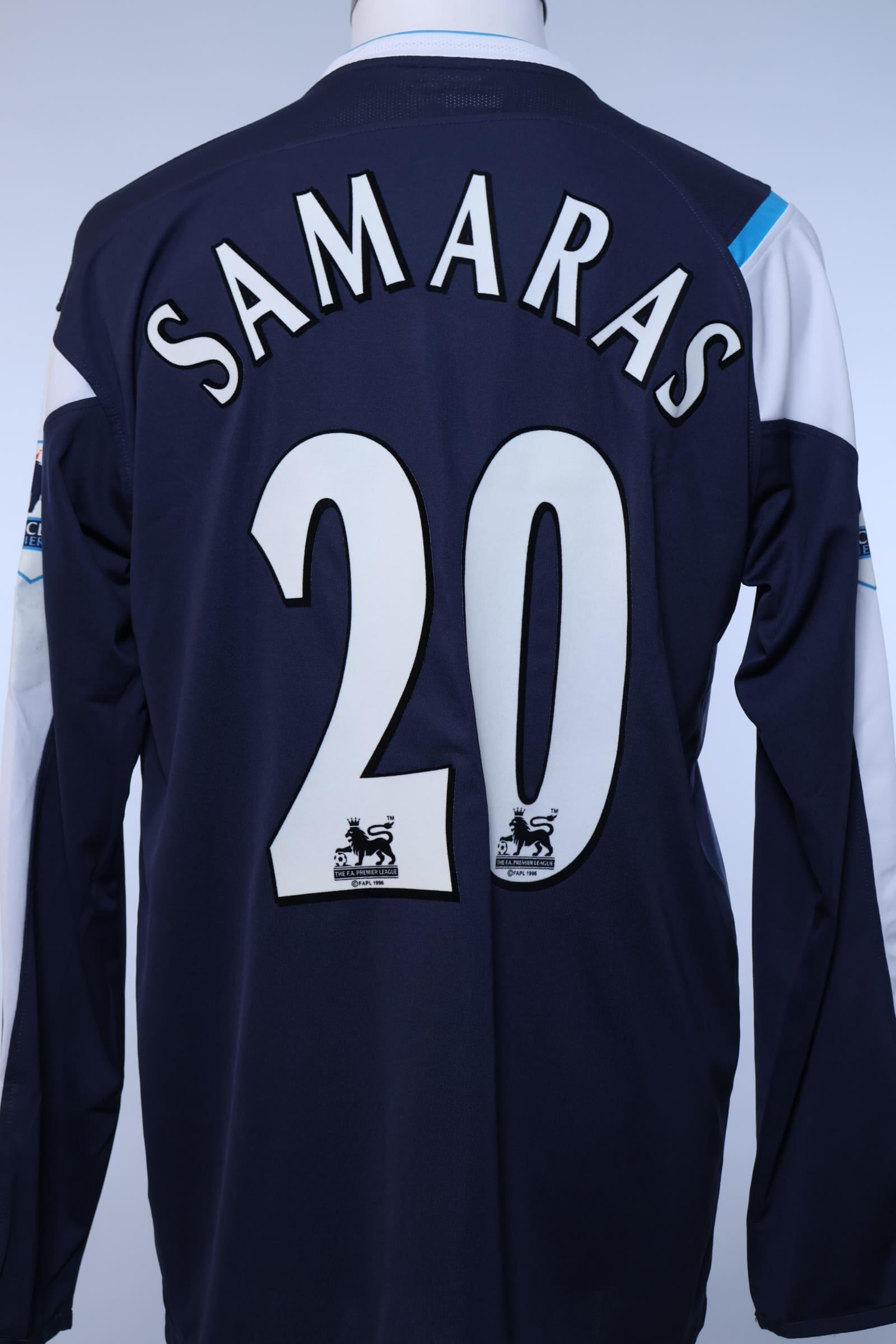 Manchester City 2005/06 Samaras #20 Away Shirt - MAuthentic Original Football Shirt