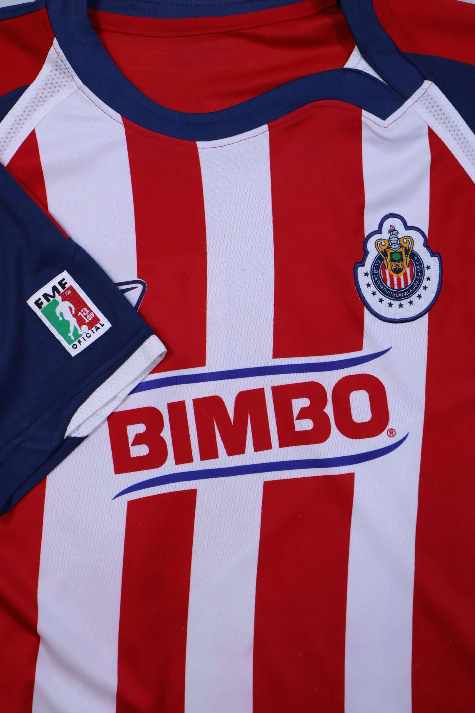 Chivas De Guadalajara 2007/07 O.Bravo #9 Home Shirt - M Authenic Original Football Shirt