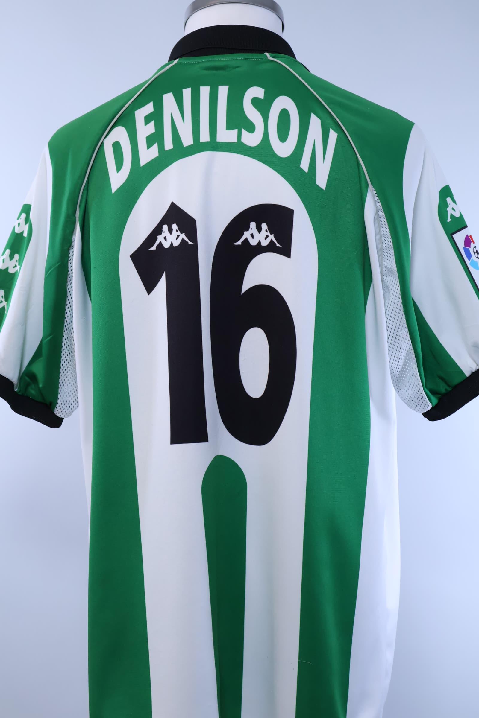 Real Betis 1998/99 Denilson #16 Home Shirt - XLAuthentic Original Football Shirt