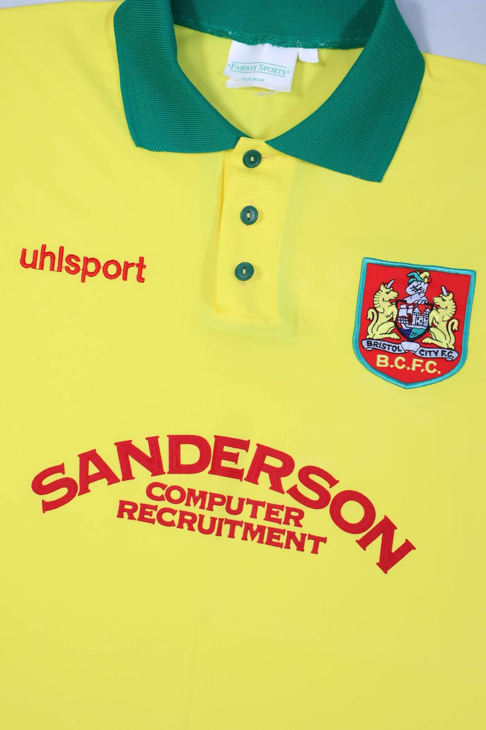 Bristol City F.C 1998/99 Away Shirt - L Authenic Original Football Shirt