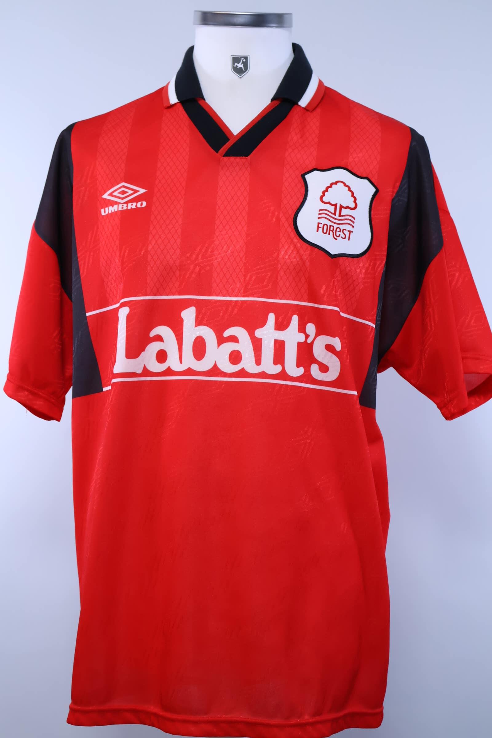 Nottingham Forest 1994/96 Home Shirt - LAuthentic Original Football Shirt