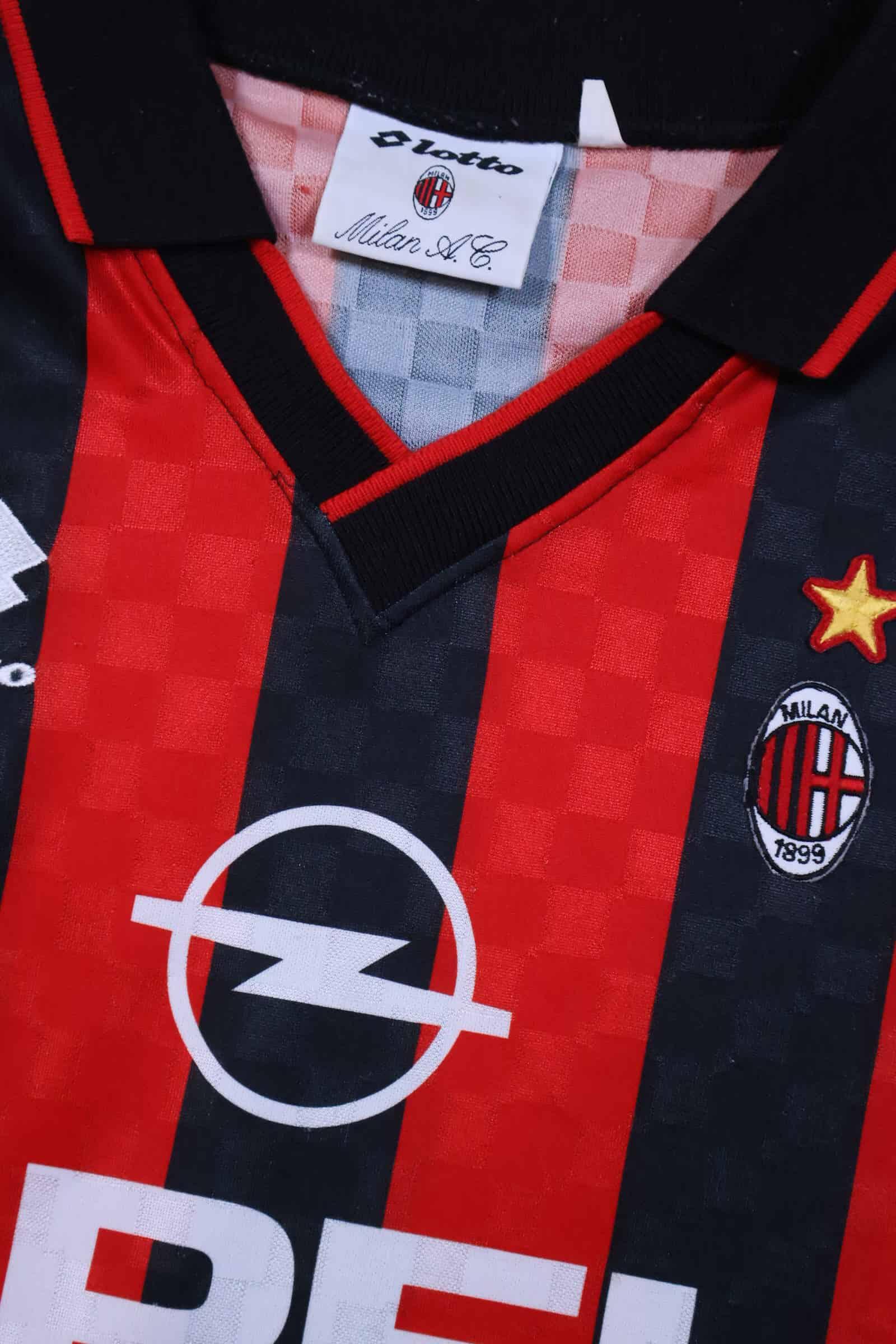 Ac Milan 1995/96 Home Shirt - L Authenic Original Football Shirt