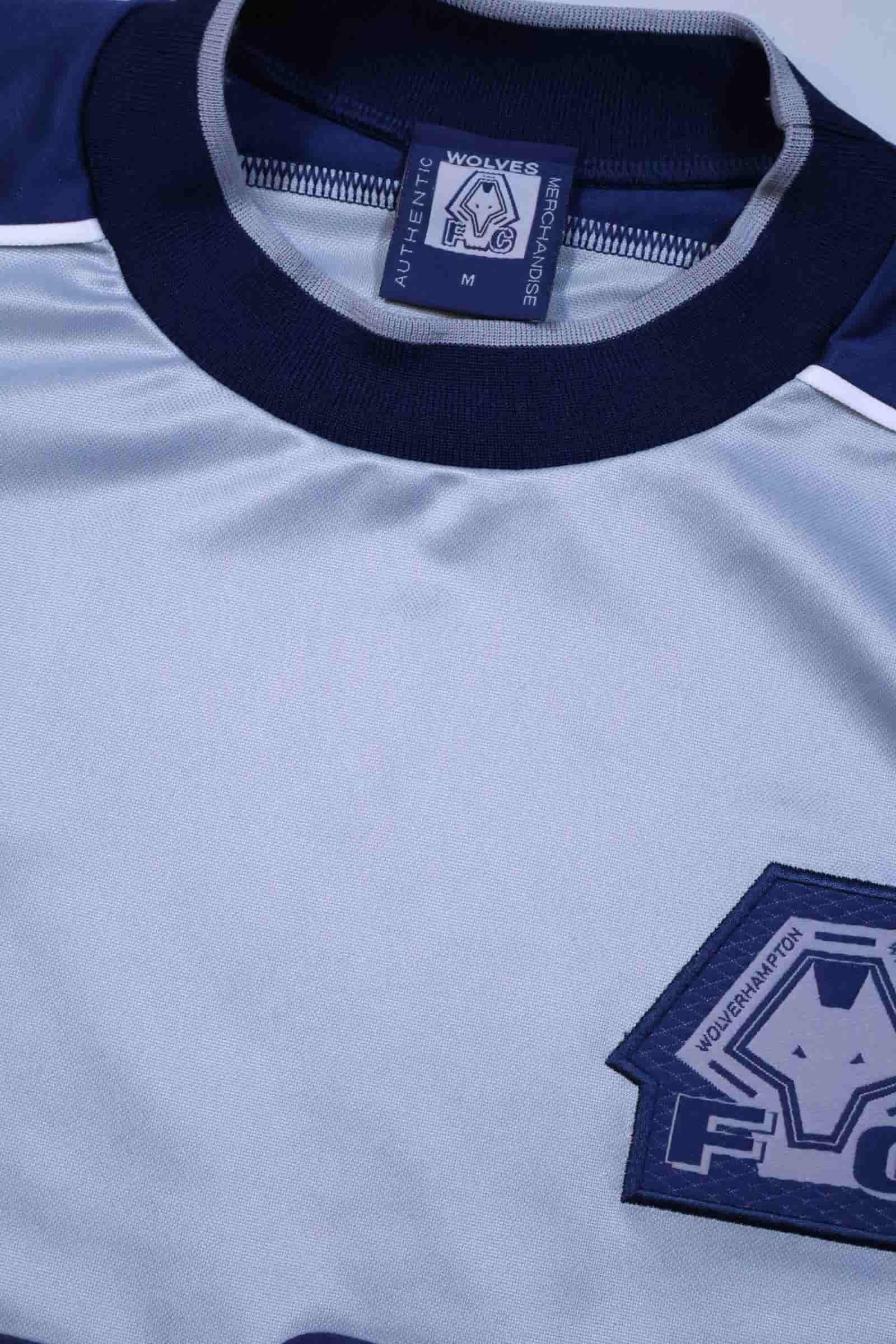 Wolverhampton Wanderes F.C 2001/02 Away Shirt - M Authenic Original Football Shirt