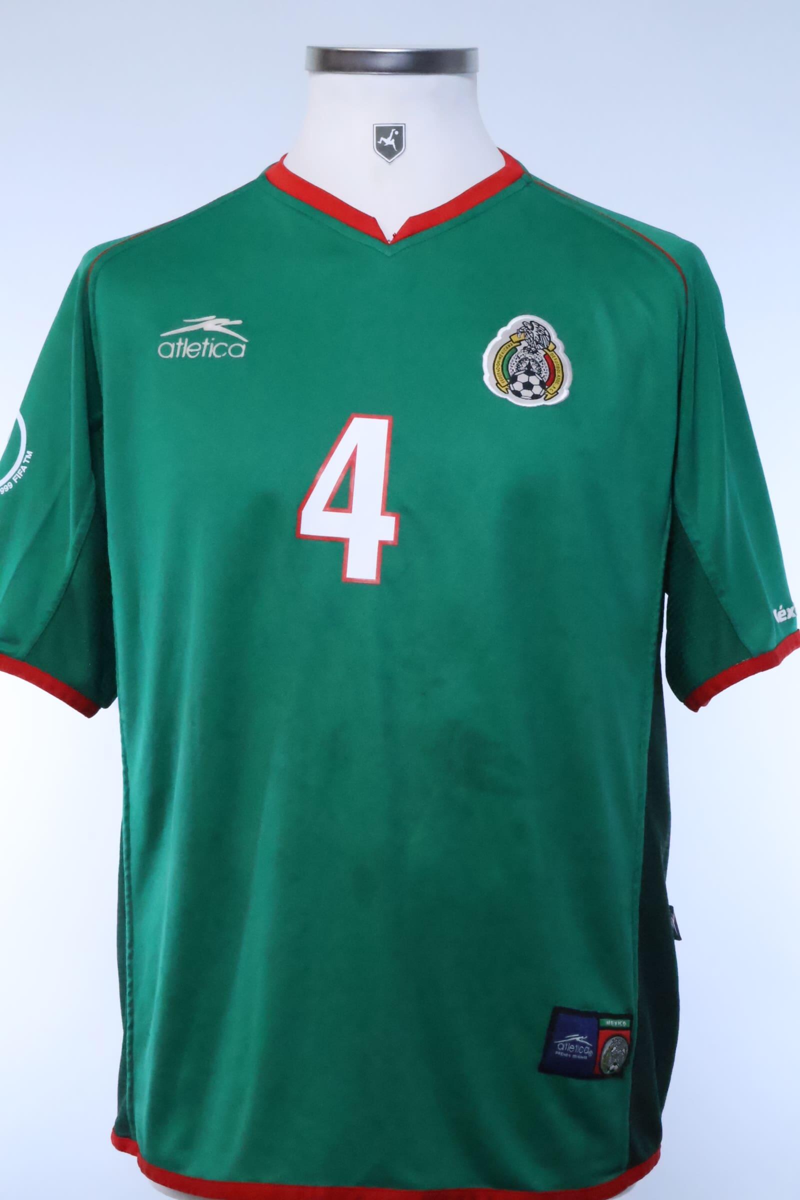 Mexico 2002/03 R. Marquez #4 Home Shirt - L Authenic Original Football Shirt