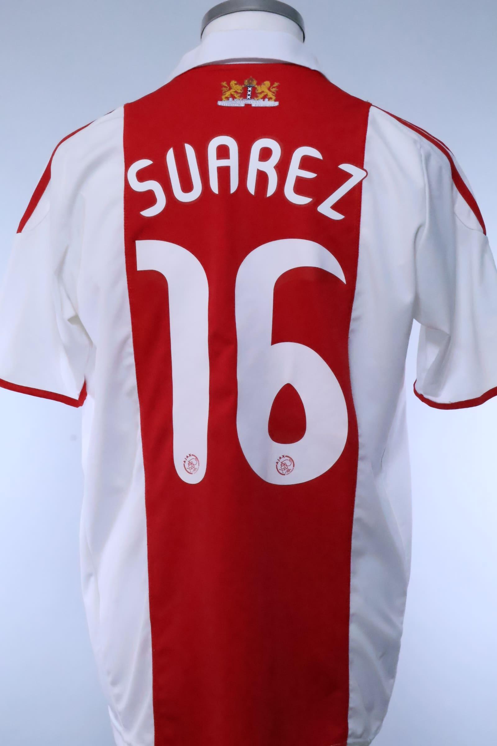 Ajax 2009/10 Suarez #16 Home Shirt - MAuthentic Original Football Shirt