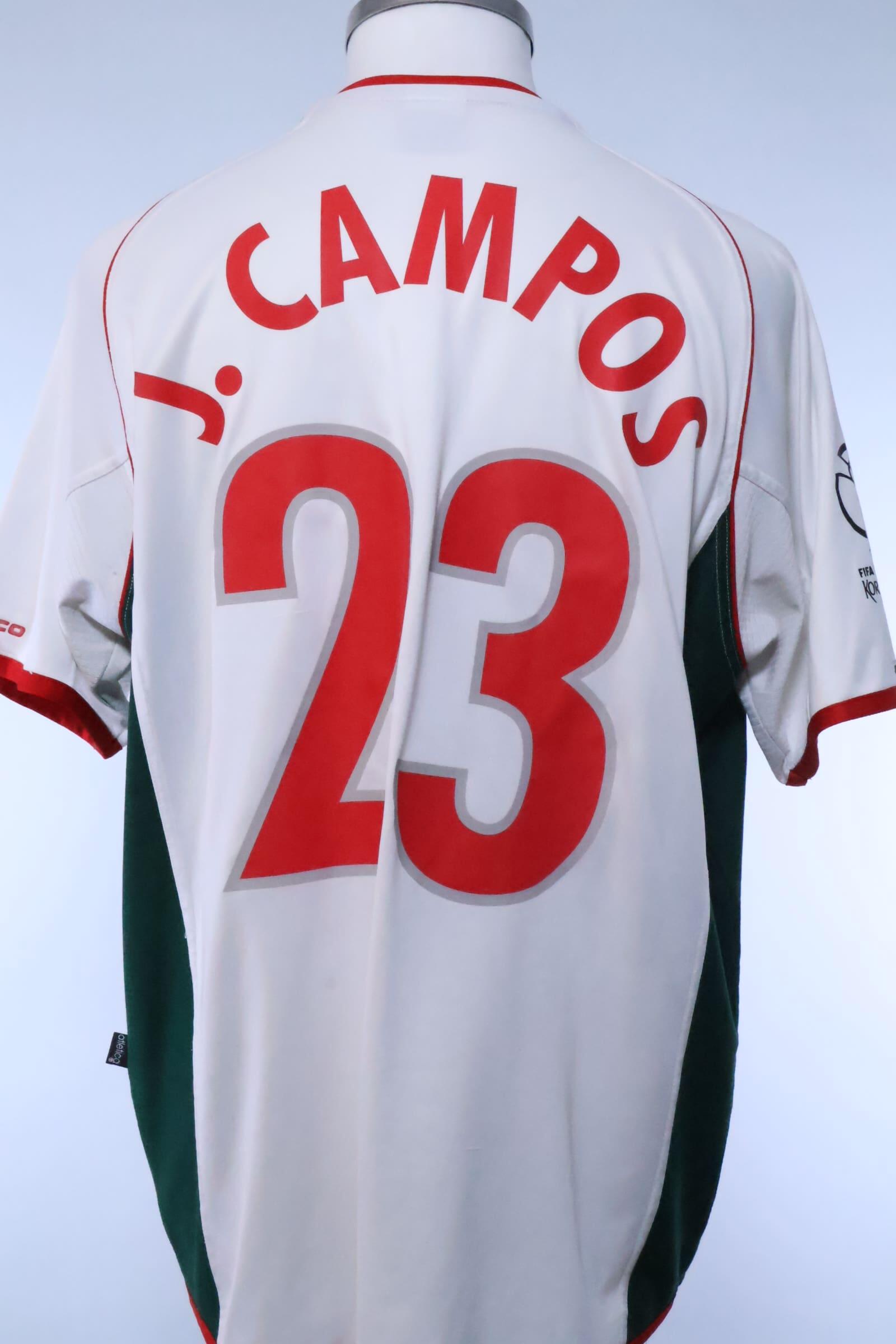 Mexico 2002/03 J. Campos #23 World Cup Away - XXL Authenic Original Football Shirt