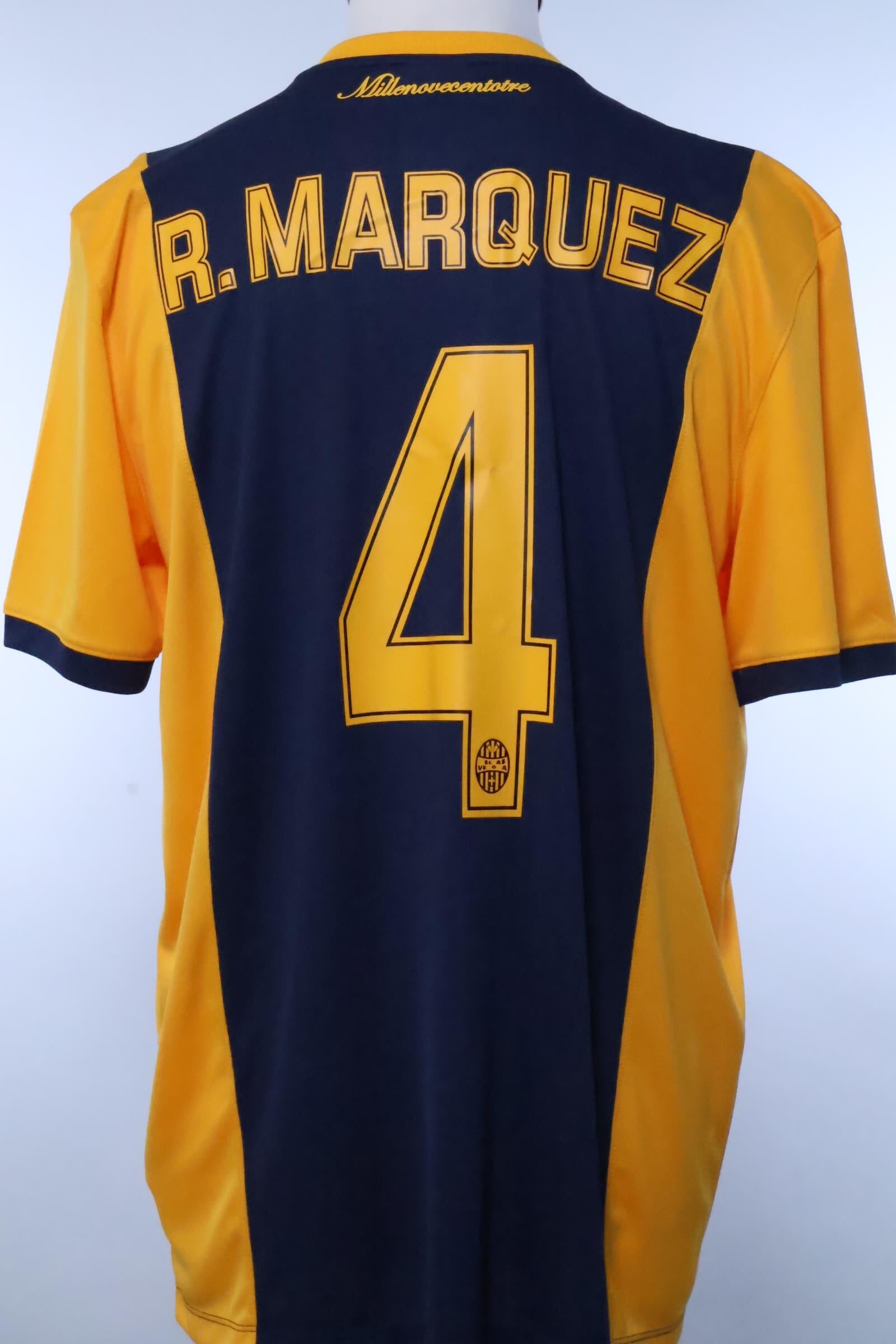 Hellas Verona 2014/15 R. Marquez #4 Home Shirt - LAuthentic Original Football Shirt