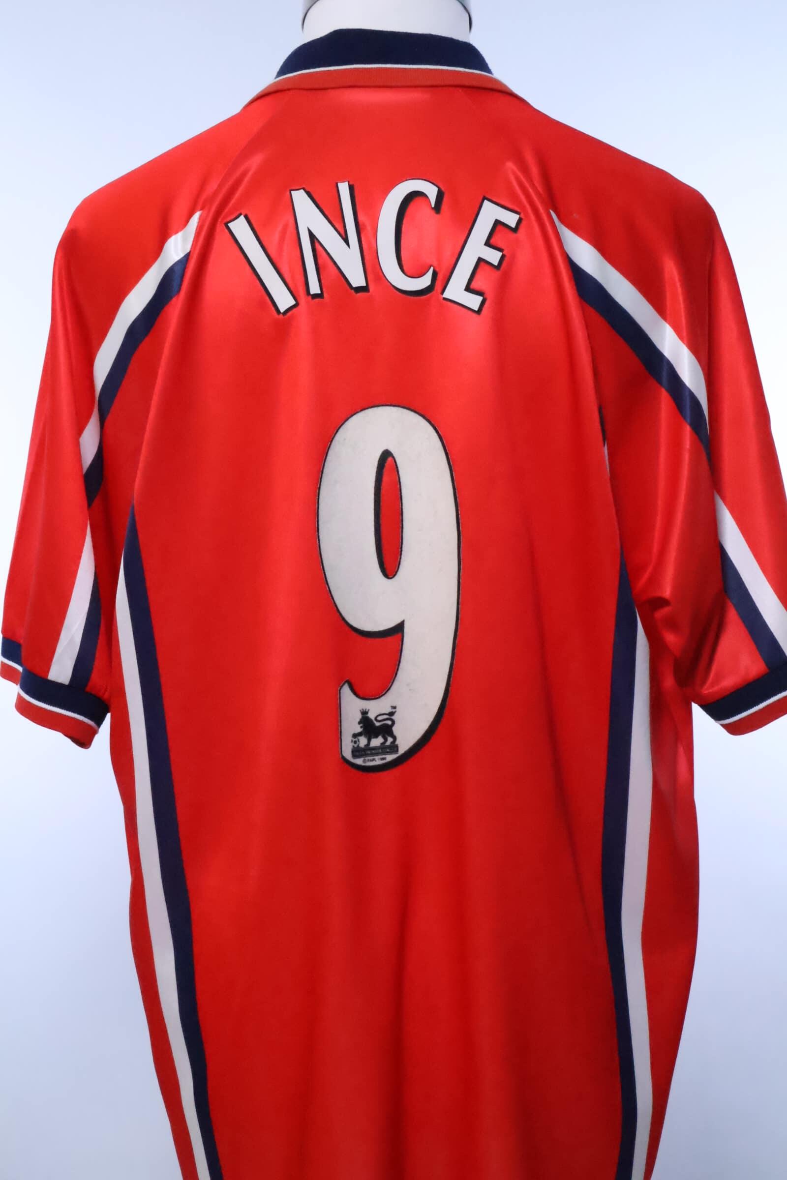 Middlesbrough 1999/00 Ince #9 Home Shirt - XLAuthentic Original Football Shirt