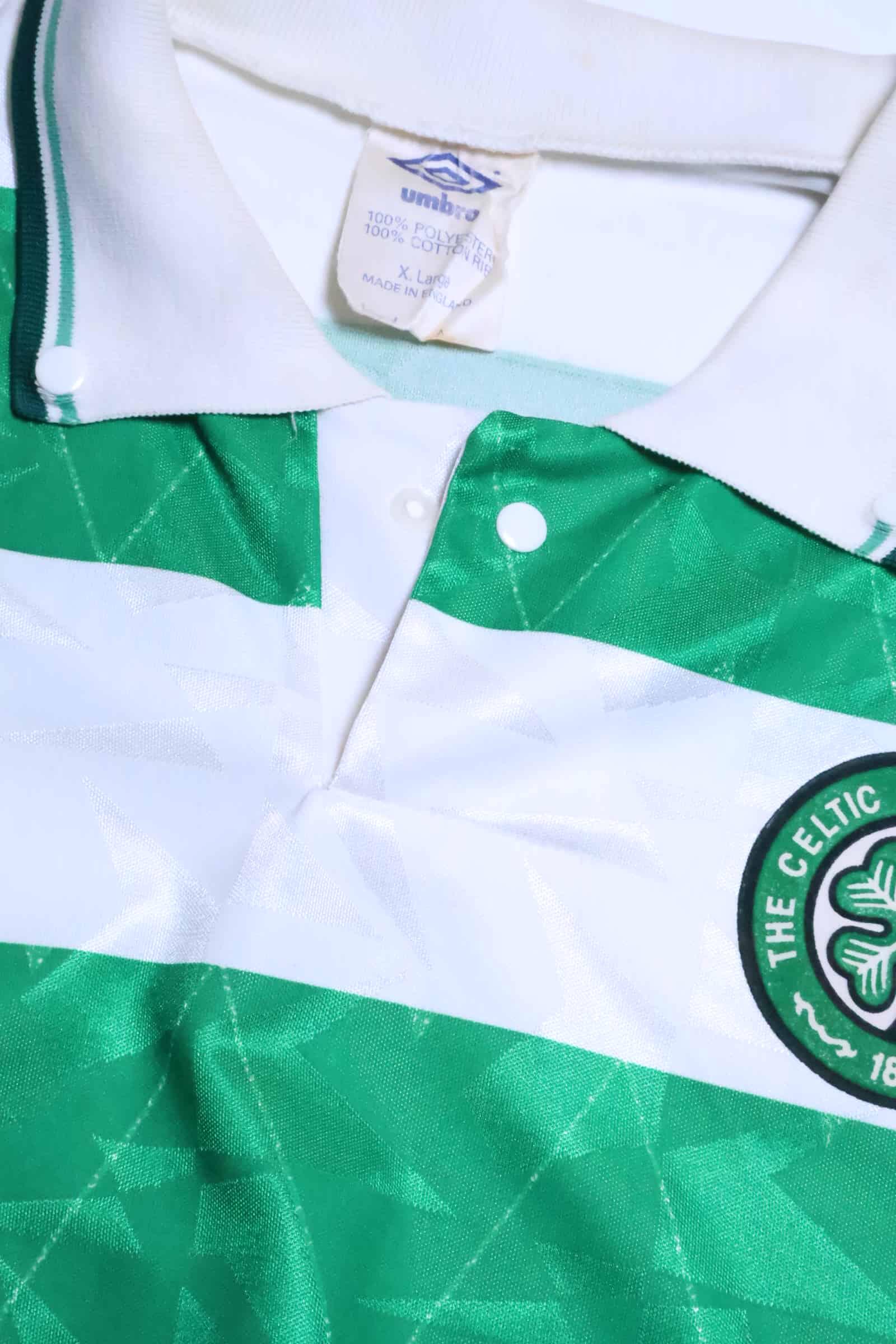 Celtic F.C 1989/91 Home Shirt - XL Authenic Original Football Shirt