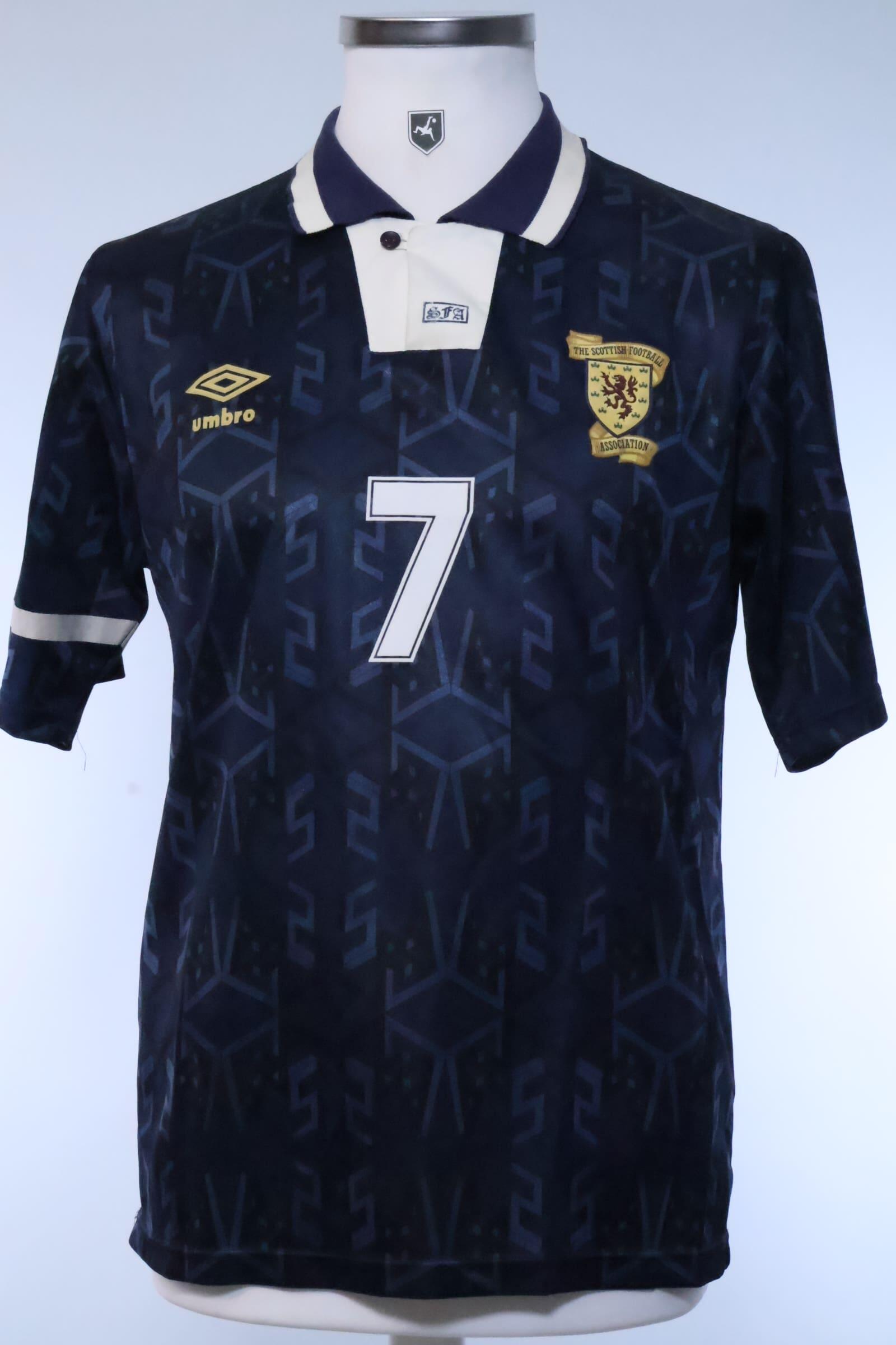 Scotland 1992/93 Durie #7 Home Shirt - XSAuthentic Original Football Shirt