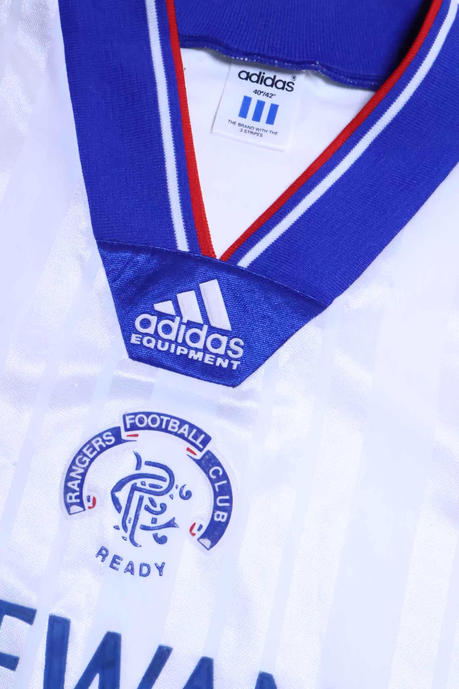 Rangers FC 1992/93 Away Shirt - L Authenic Original Football Shirt