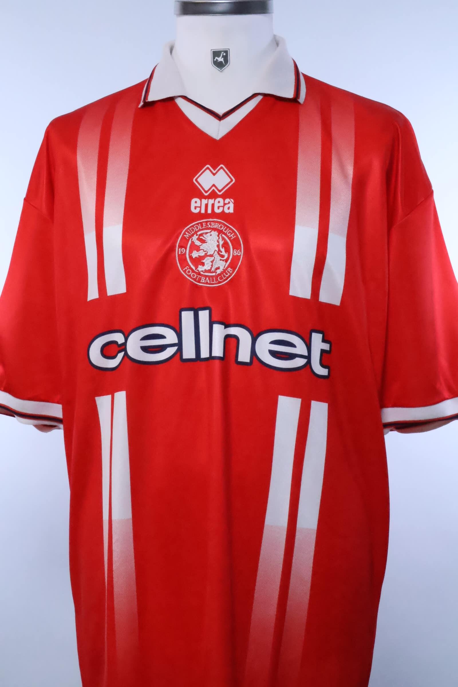 Middlesbrough 1998/99 Home Shirt - LAuthentic Original Football Shirt