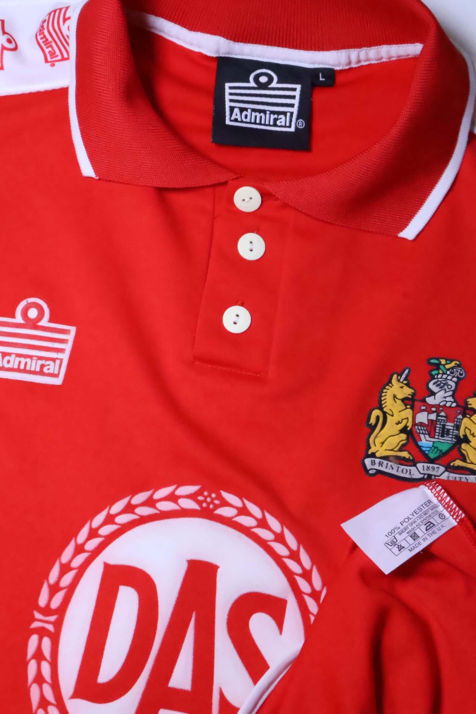 Bristol City F.C 2001/02 Home Shirt - L Authenic Original Football Shirt