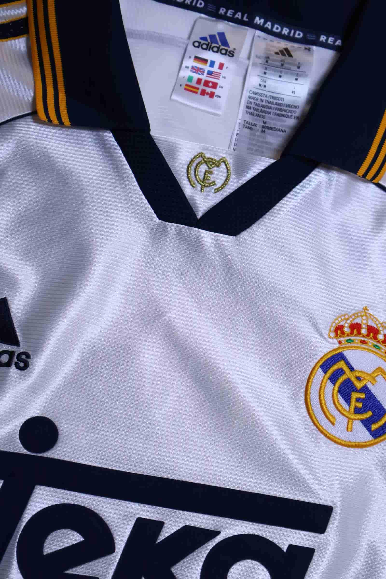Real Madrid 1999/00 Redondo #6 Home Shirt - Re-Issue - M Authenic Original Football Shirt
