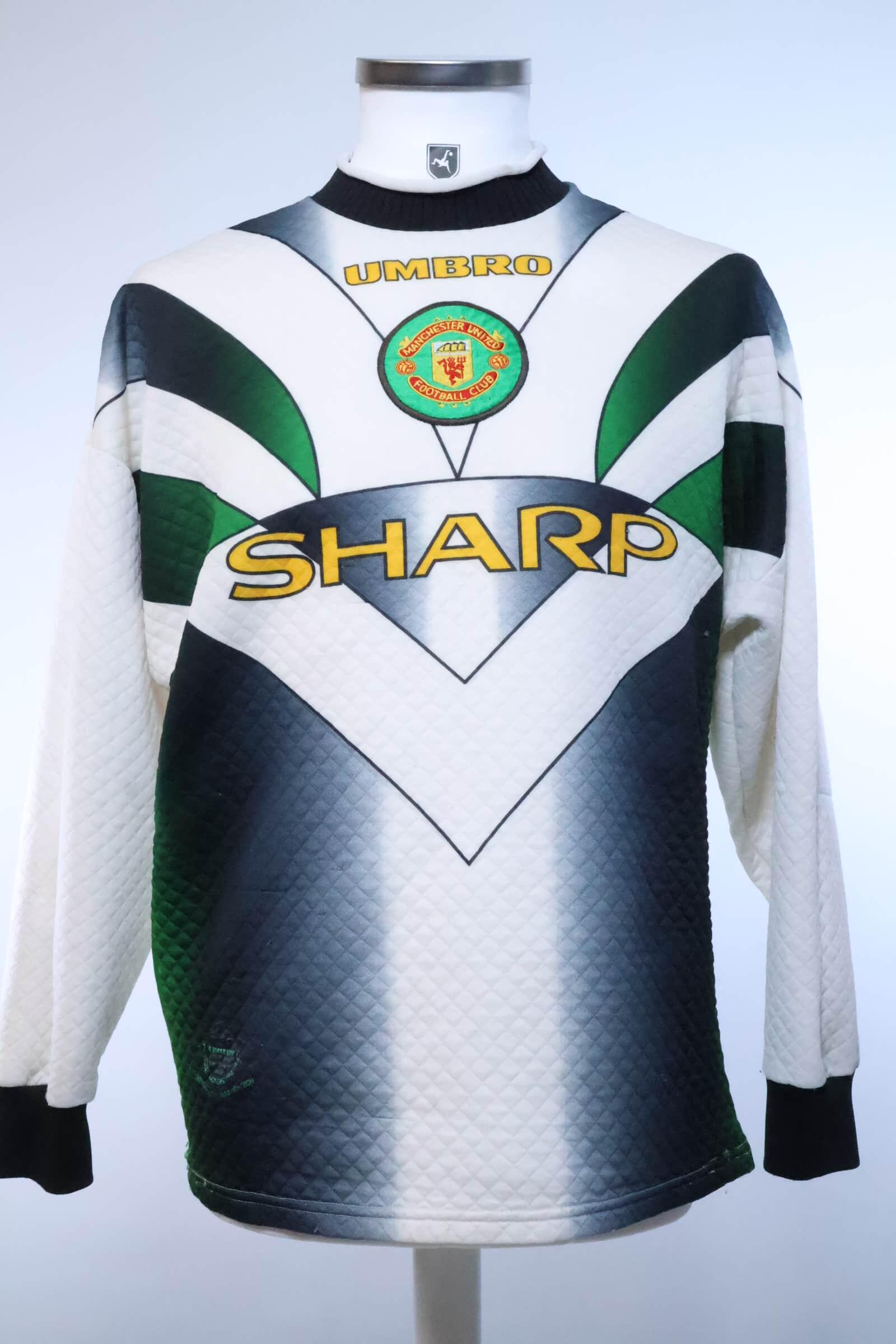 Manchester United 1996/97 Goalkeeper Shirt - M- FRONT