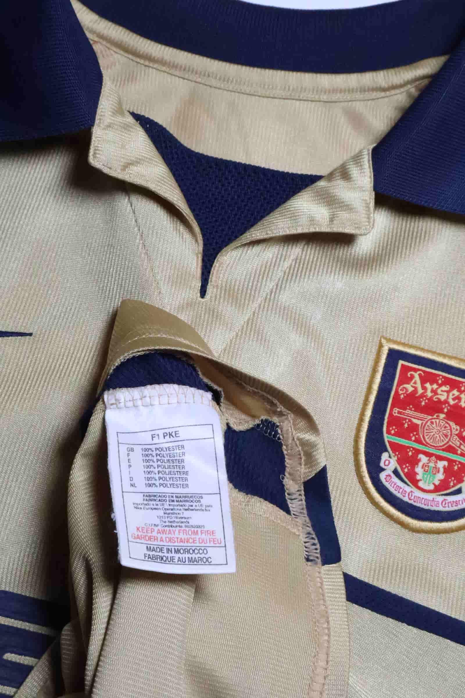 Arsenal 2001/02 Away Shirt - XL- TAGS