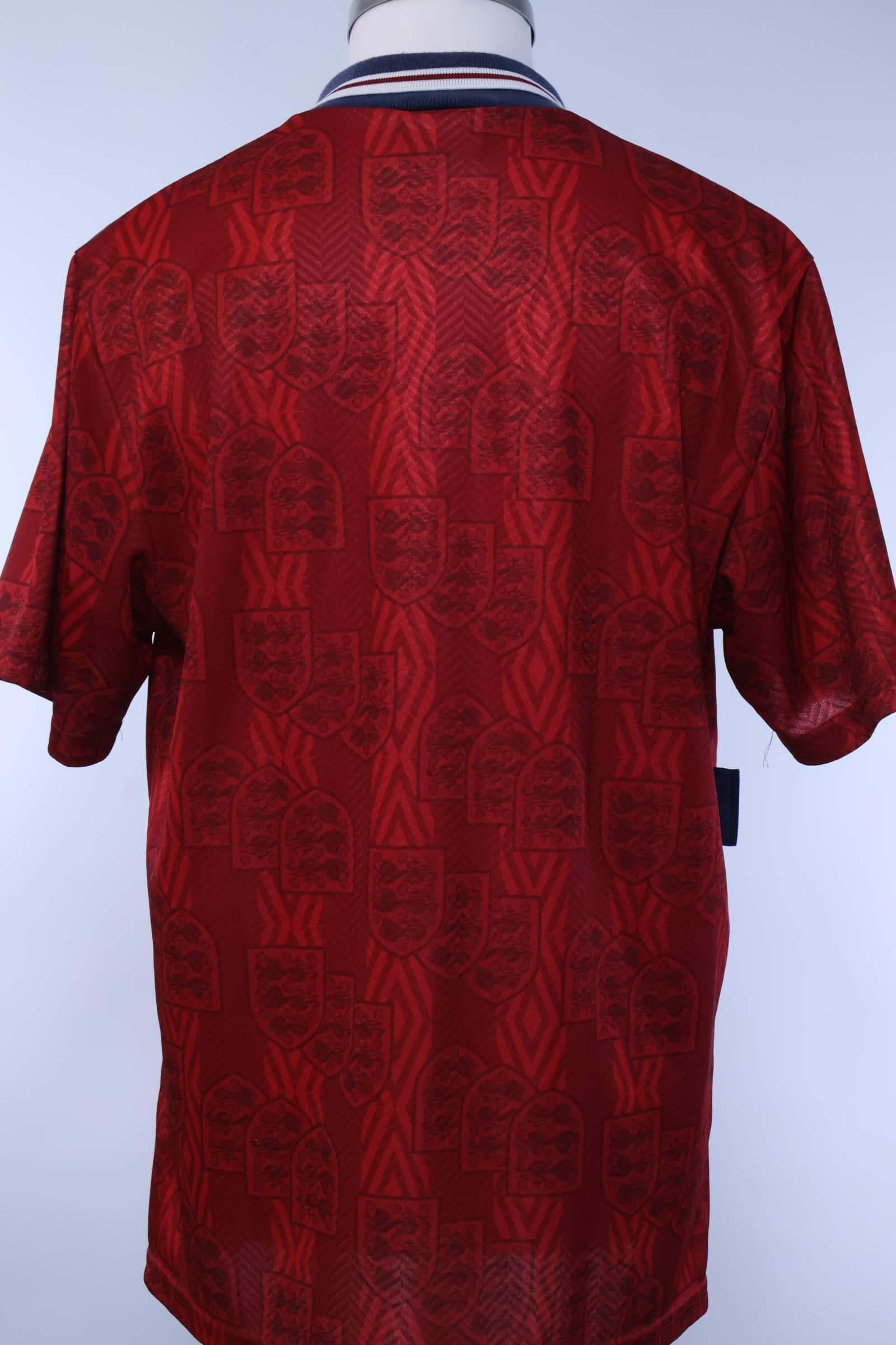 England 1993/95 Away Shirt - L- BACK
