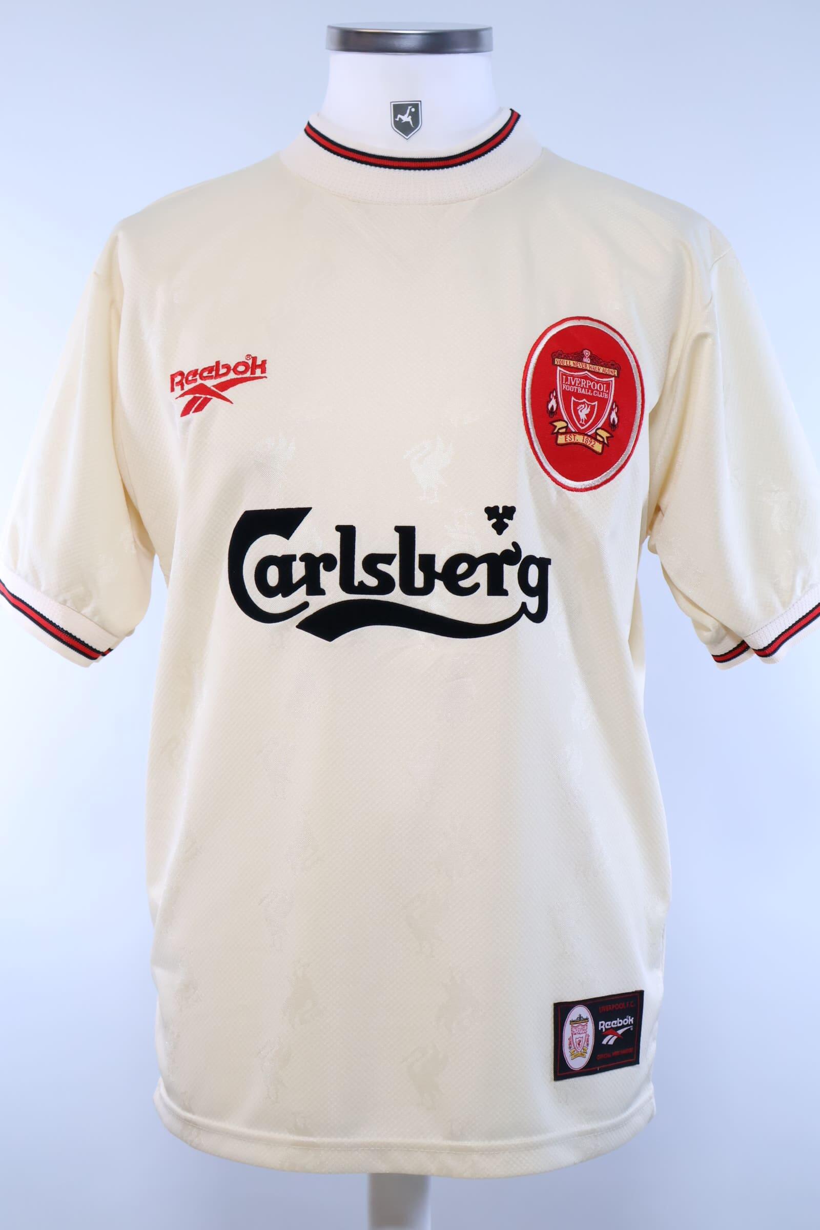 Liverpool F.C 1996/97 Away Shirt - M- FRONT