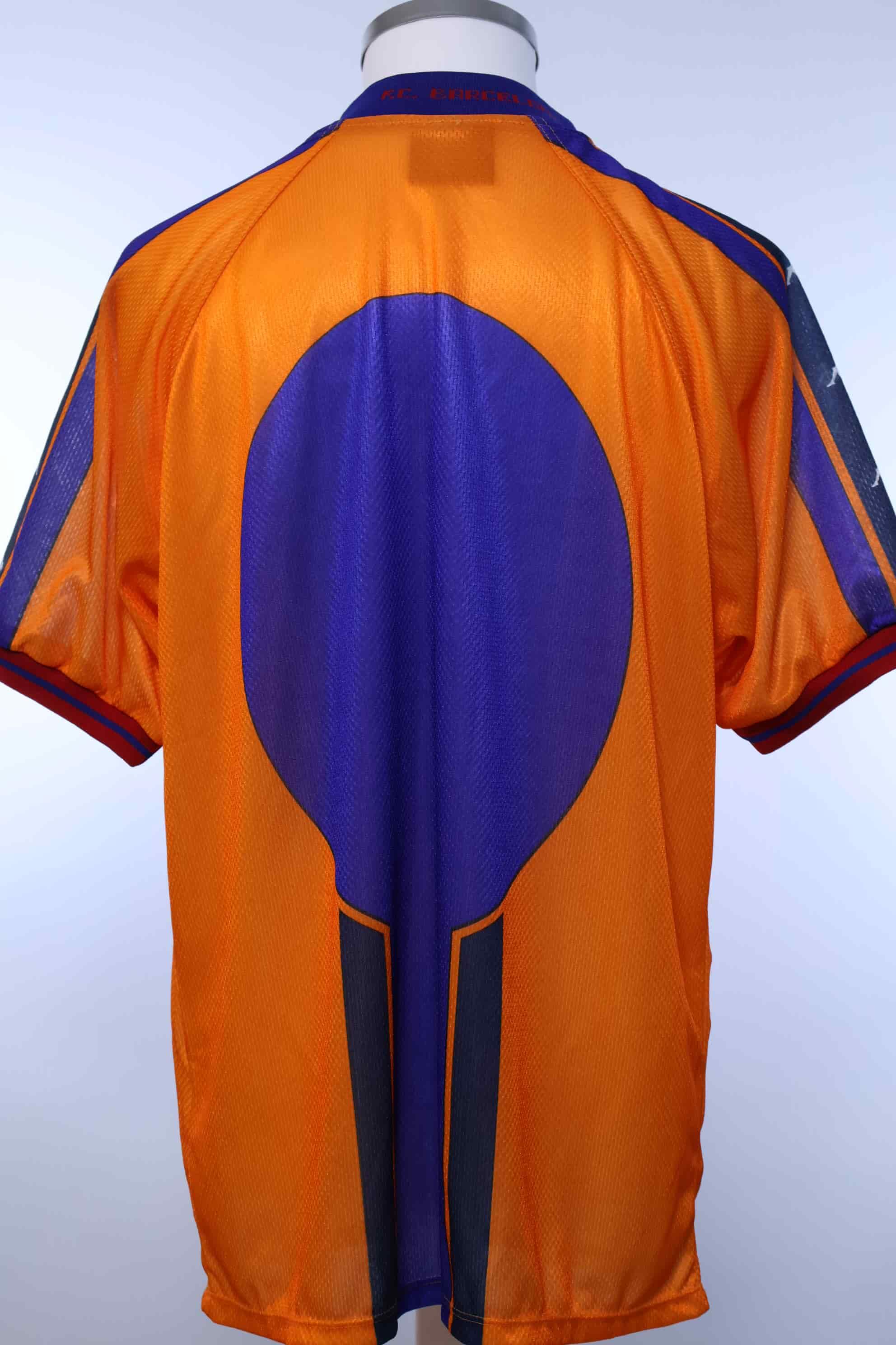 Barcelona 1997/98 Away Shirt - L- BACK