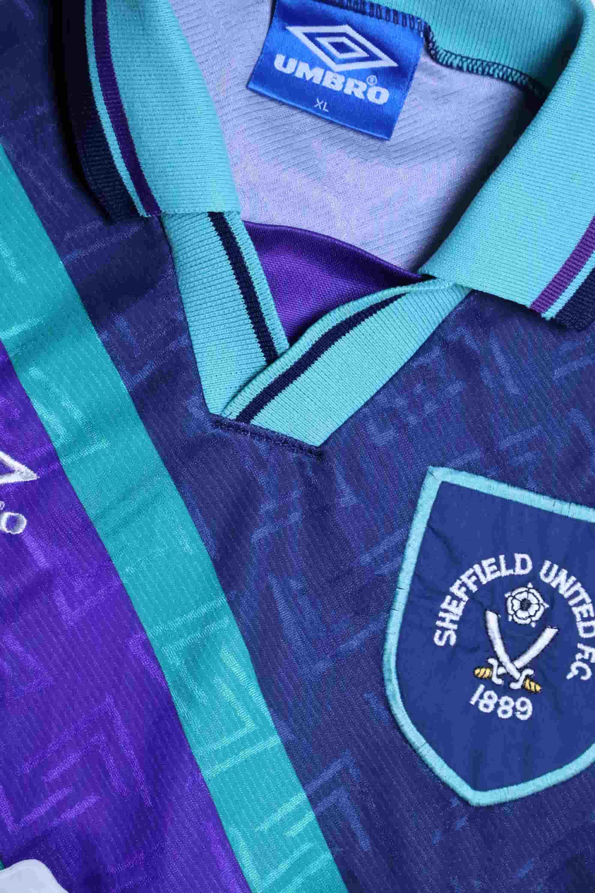 Sheffield United F.C 1993/94 Away Shirt - XL Authenic Original Football Shirt