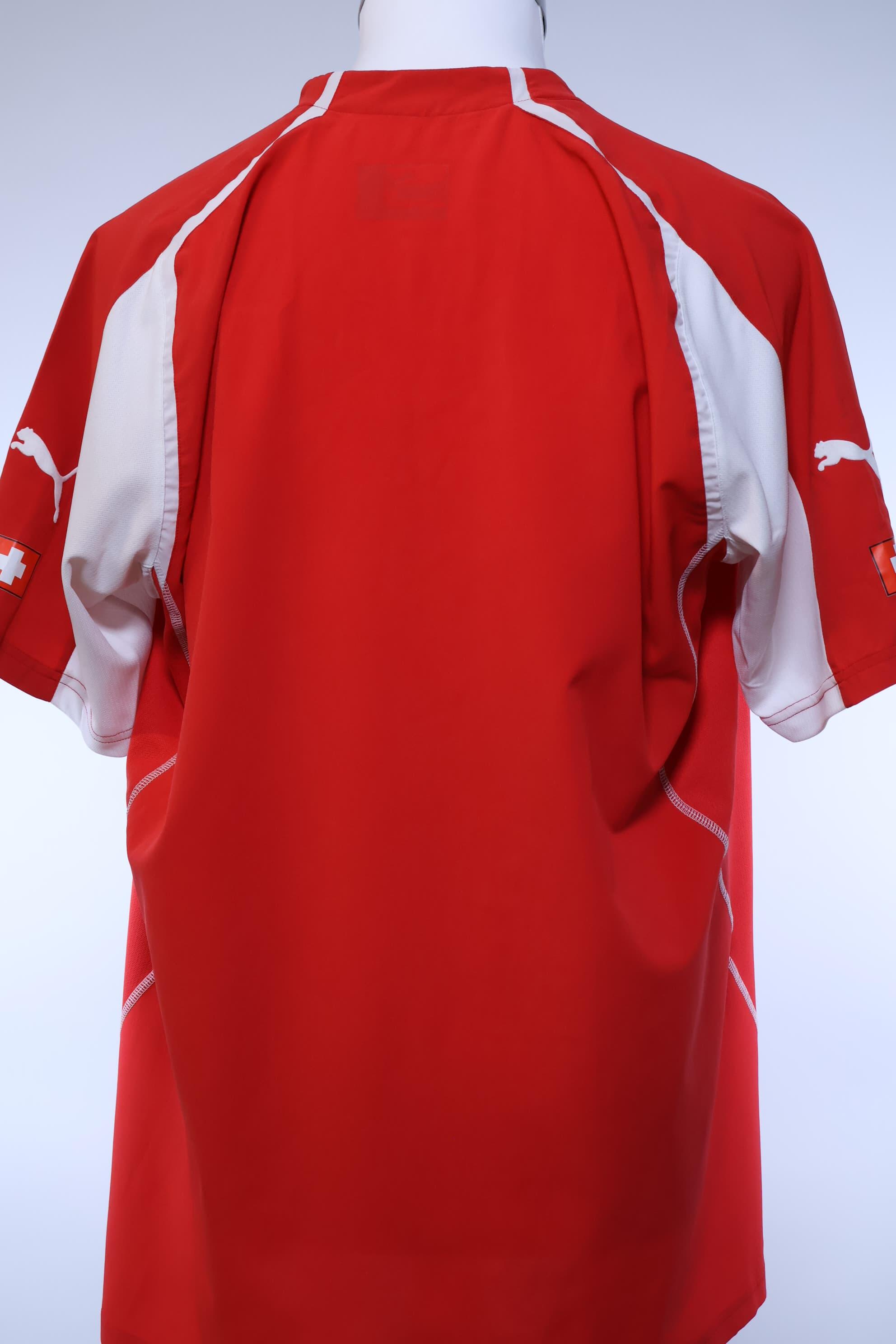 Switzerland 2004/06 Home Shirt - XL- BACK