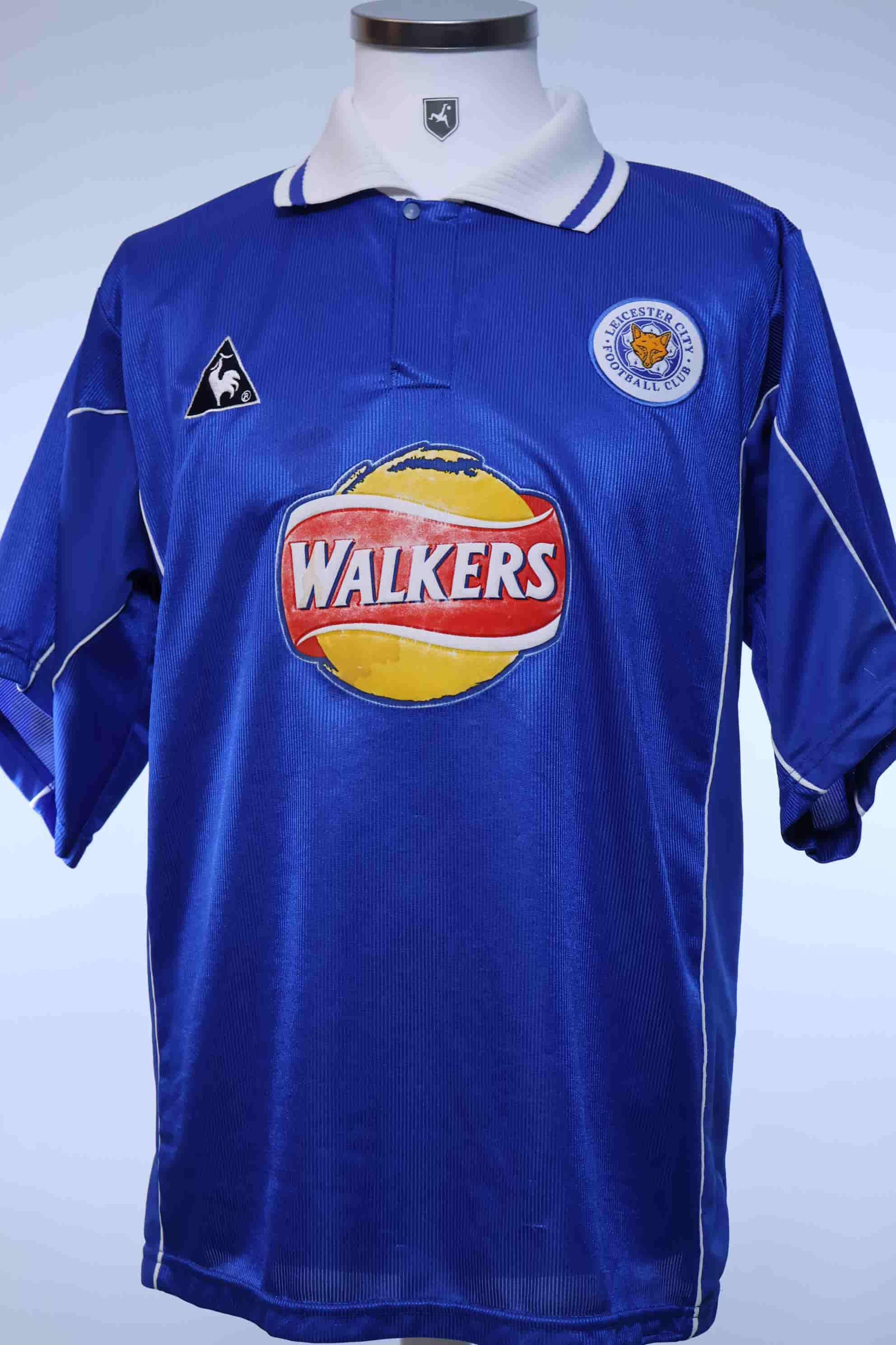 Leicester City Lennon #7 2000/01 Home Shirt - L- BACK