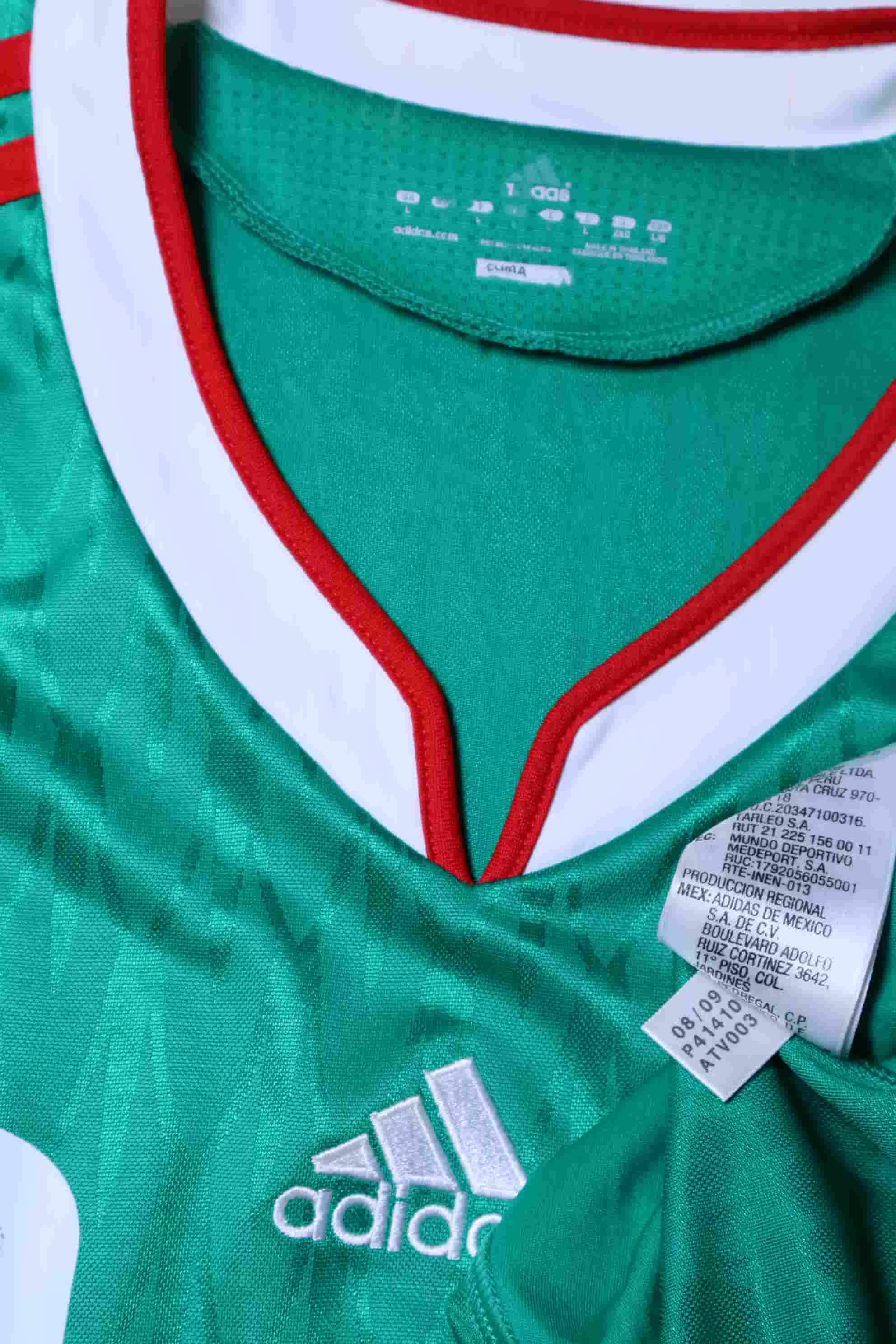 Mexico C. Blanco #10 2010/ Home Shirt - L- TAGS
