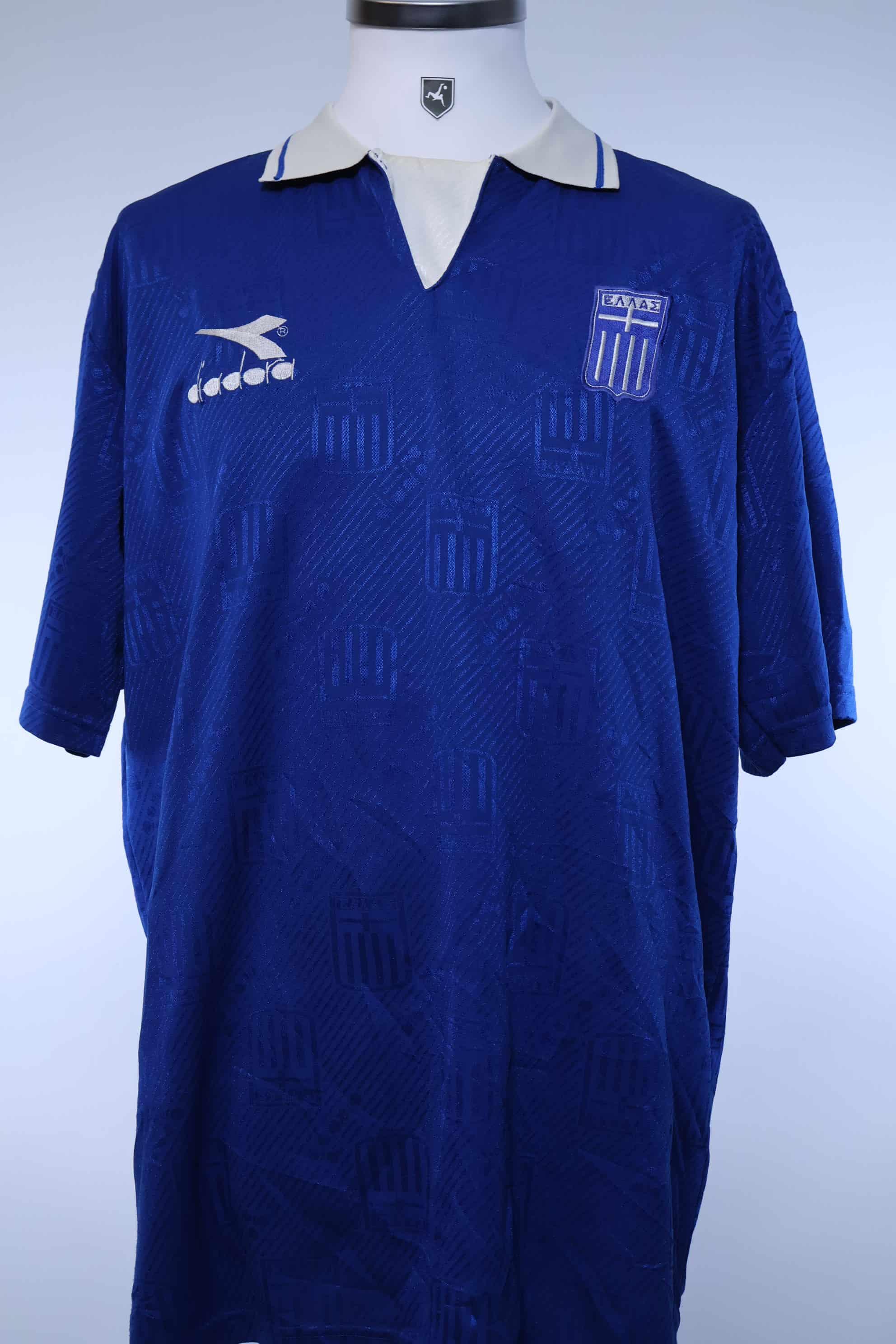 Greece 1994/95 Home Shirt - L- FRONT