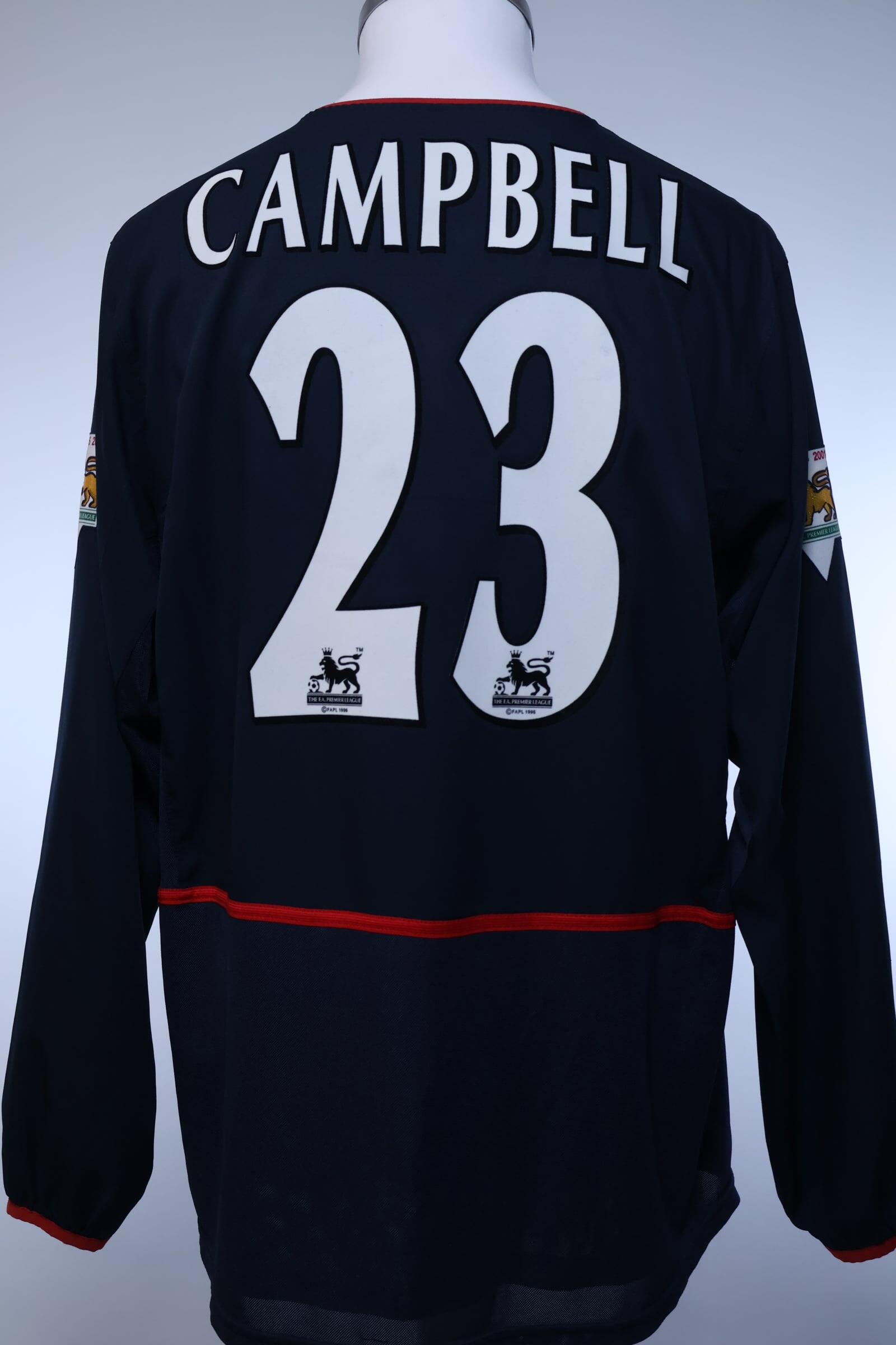 Arsenal Campbell #23 2002/03 Away Shirt - XL- FRONT