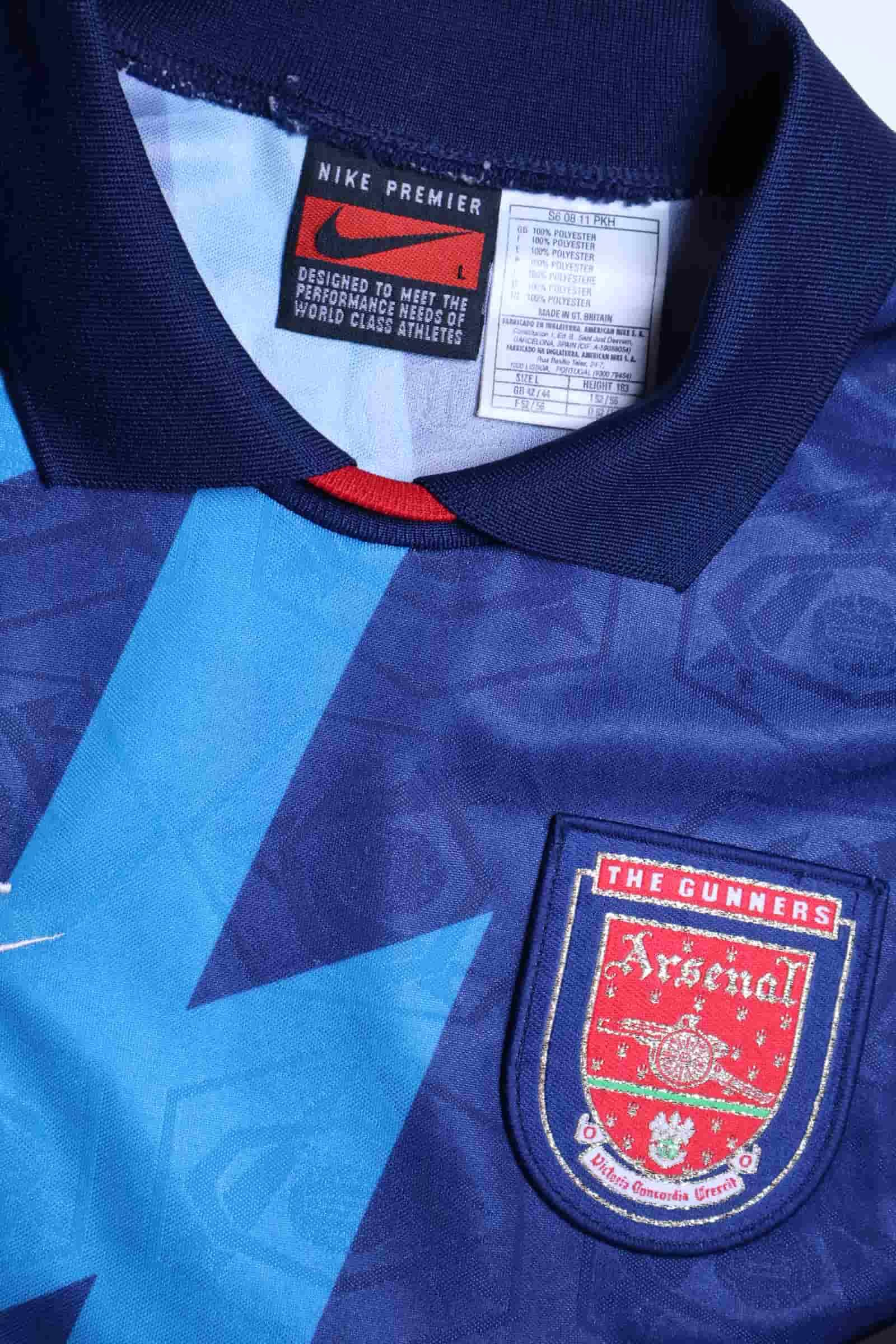Arsenal Merson #9 1995/96 Away Pro Shirt - L- TAGS