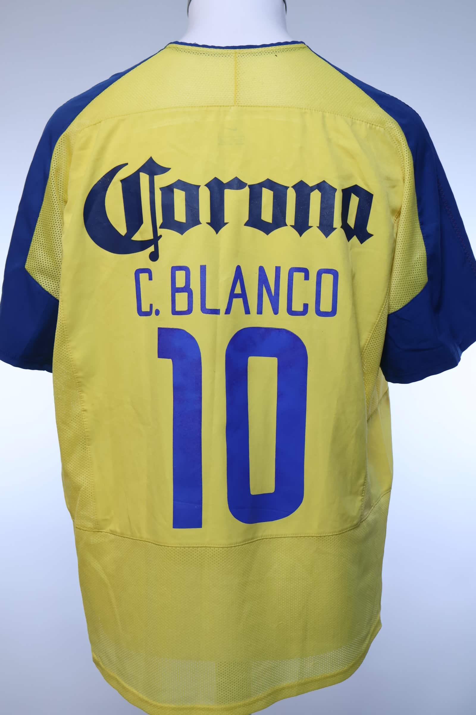 Club América C. Blanco #10 2003/04 Home Shirt - L- FRONT