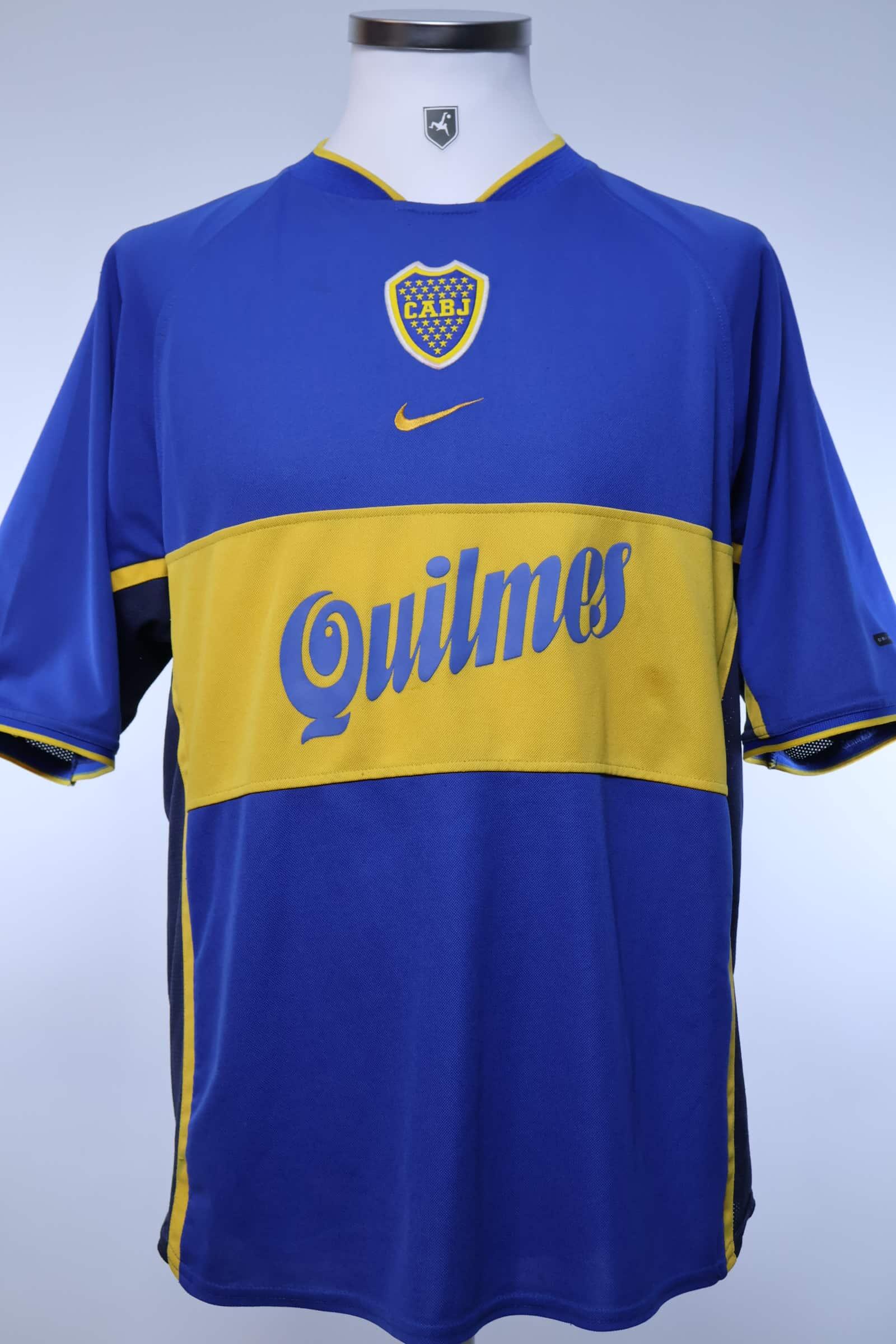 Boca Juniors 2001/02 Home Shirt - L- FRONT