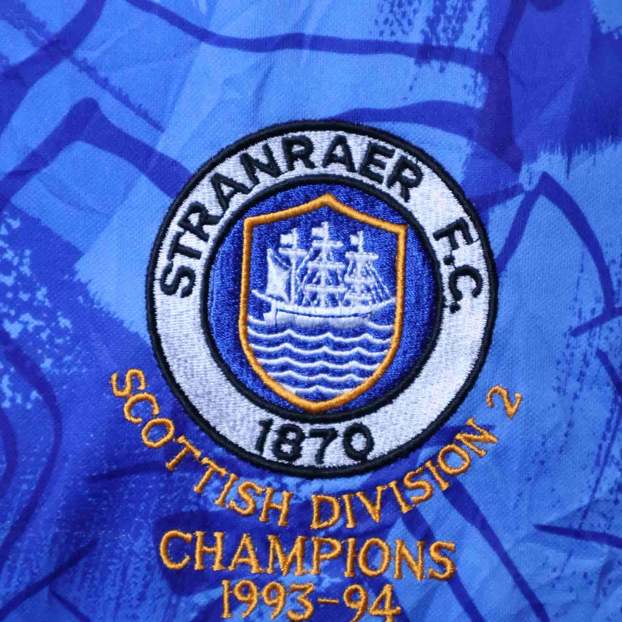 Stranraer F.C football shirts