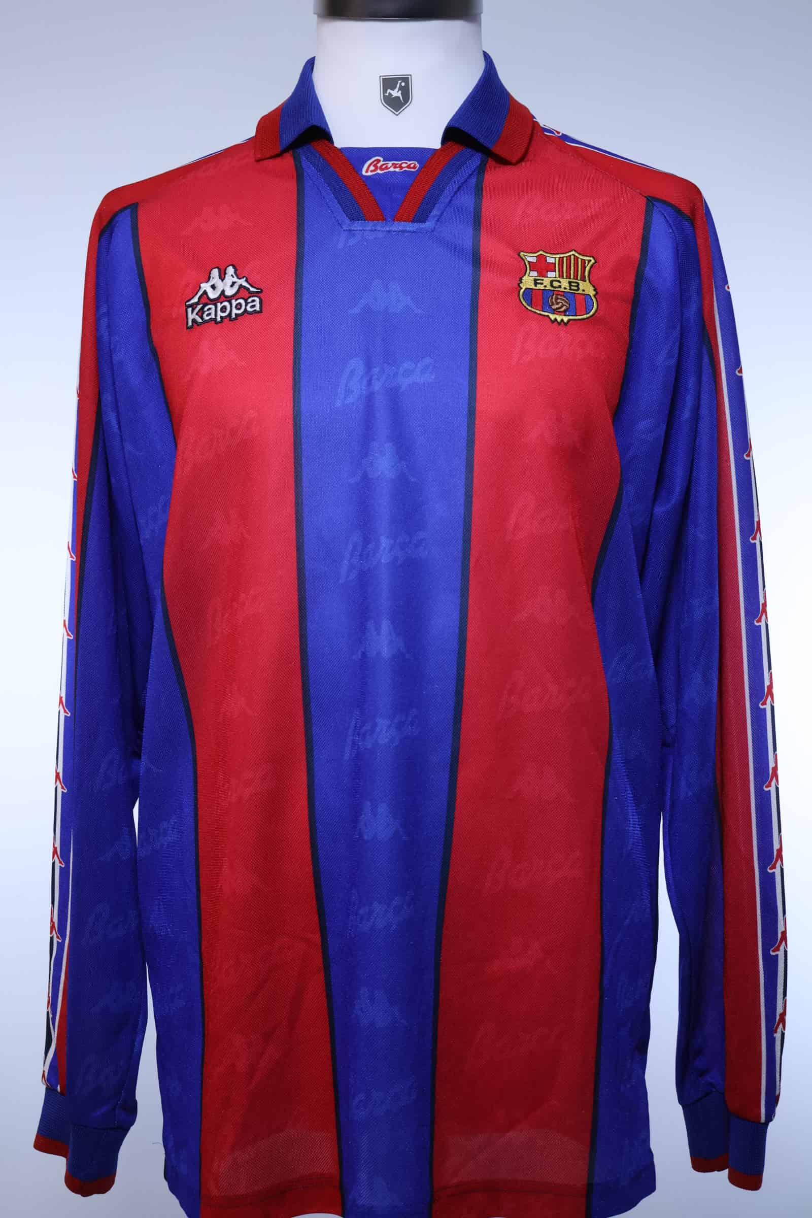 Barcelona 1996/97 Home Shirt - XL- FRONT