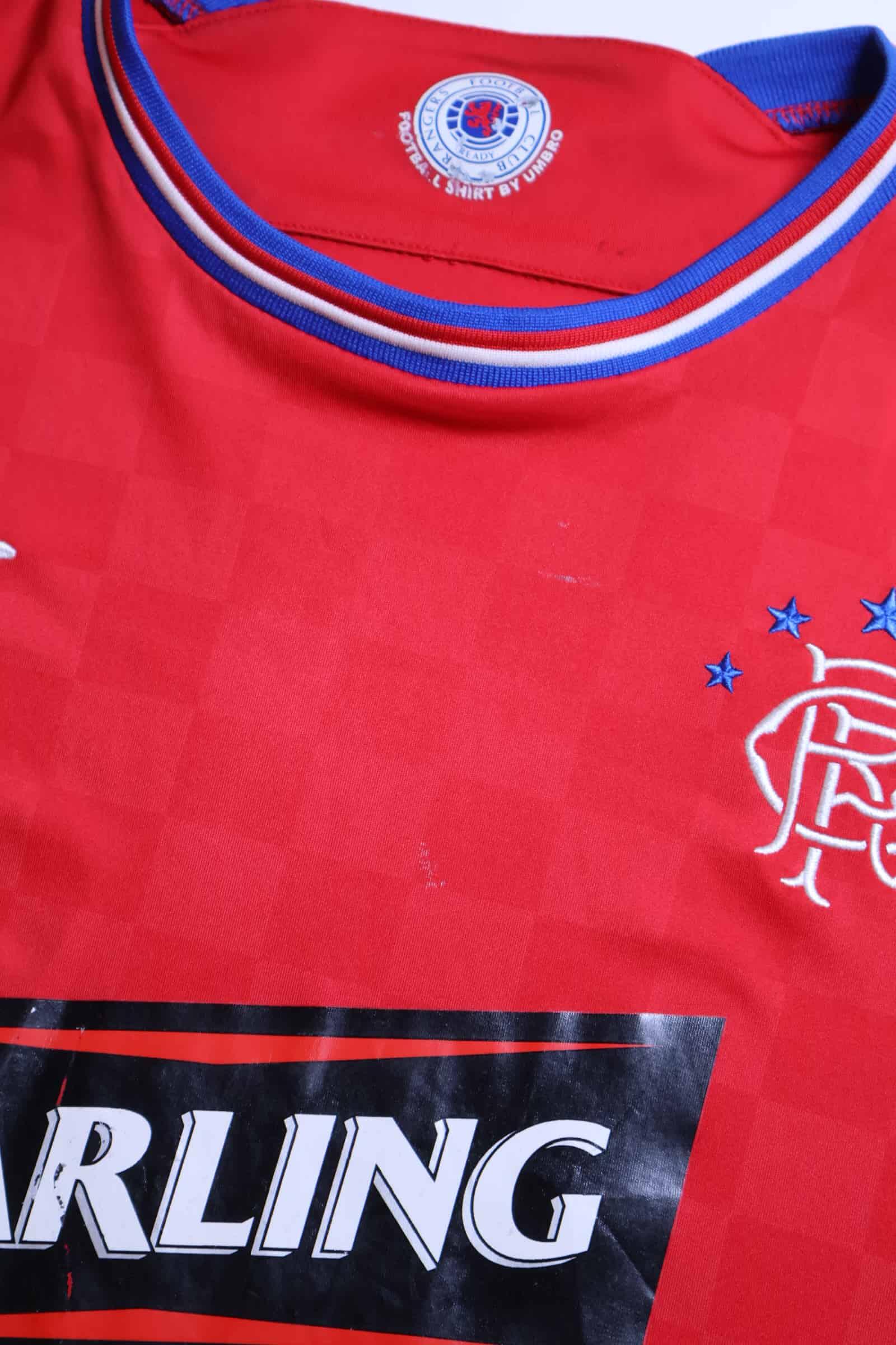 Rangers Fc 2009/10 Away Shirt - XL- TAGS