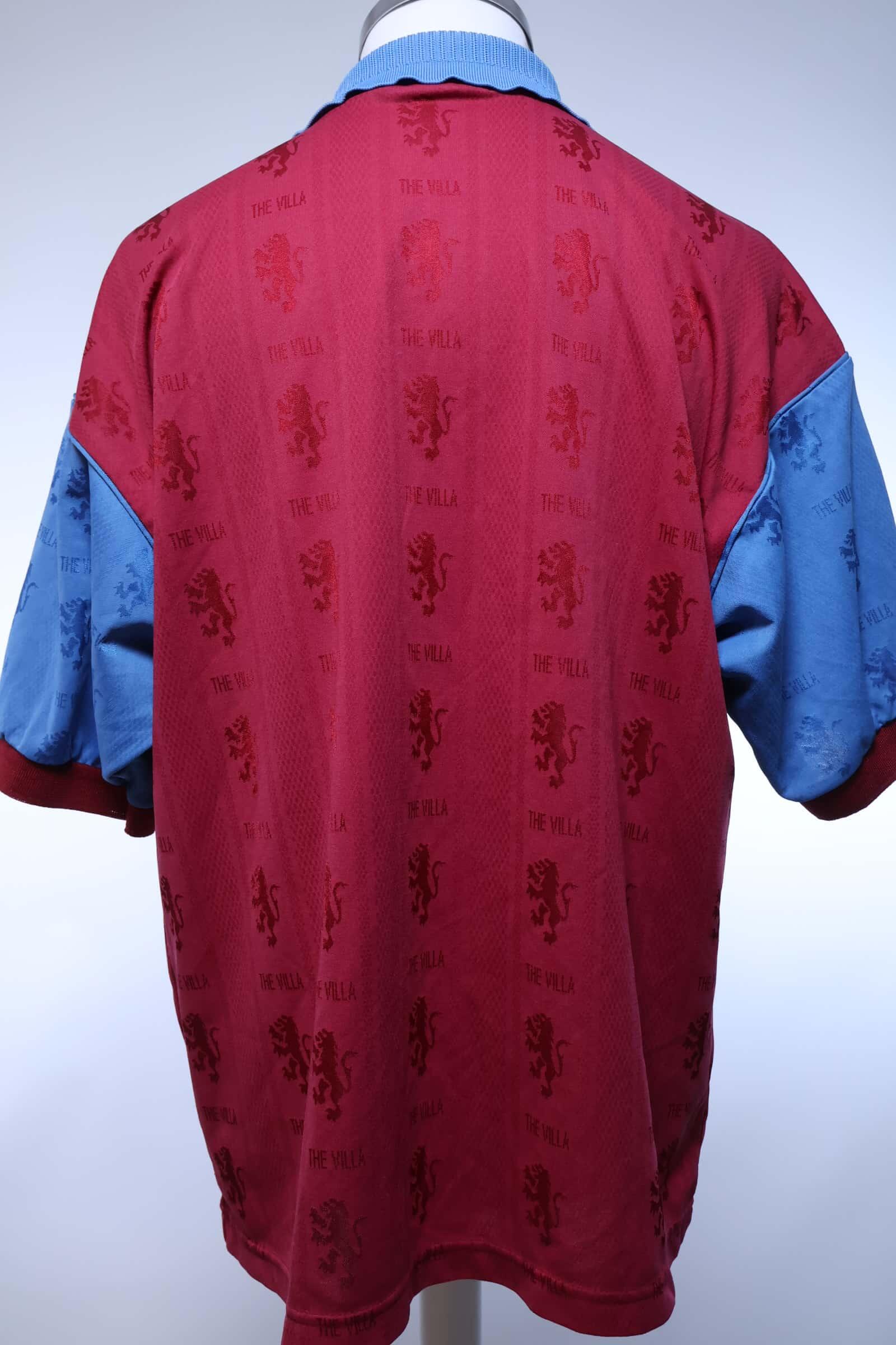 Aston Villa 1995/96 Full Kit - XL- BACK
