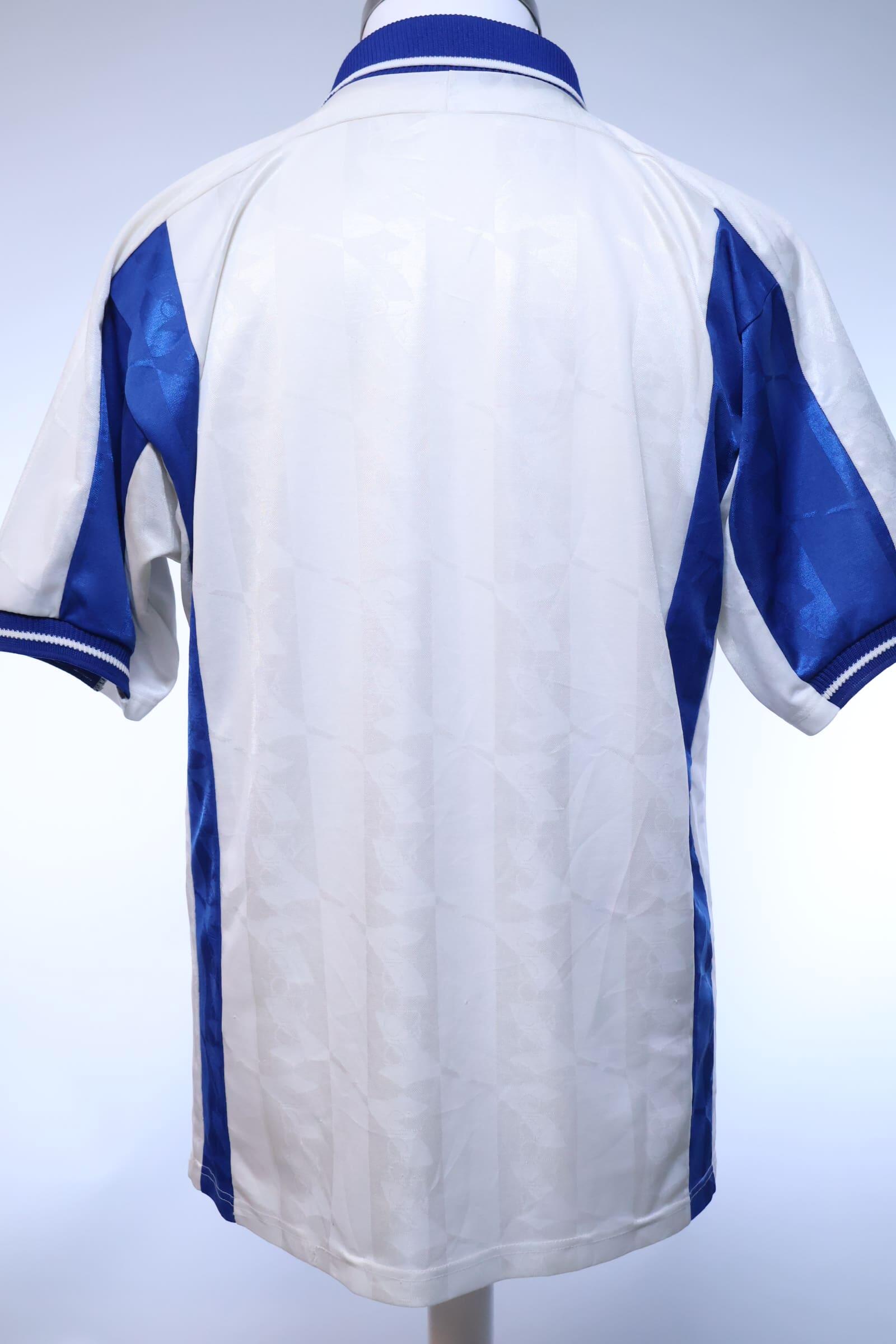 Bury F.C 1999/01 Home Shirt - M- BACK