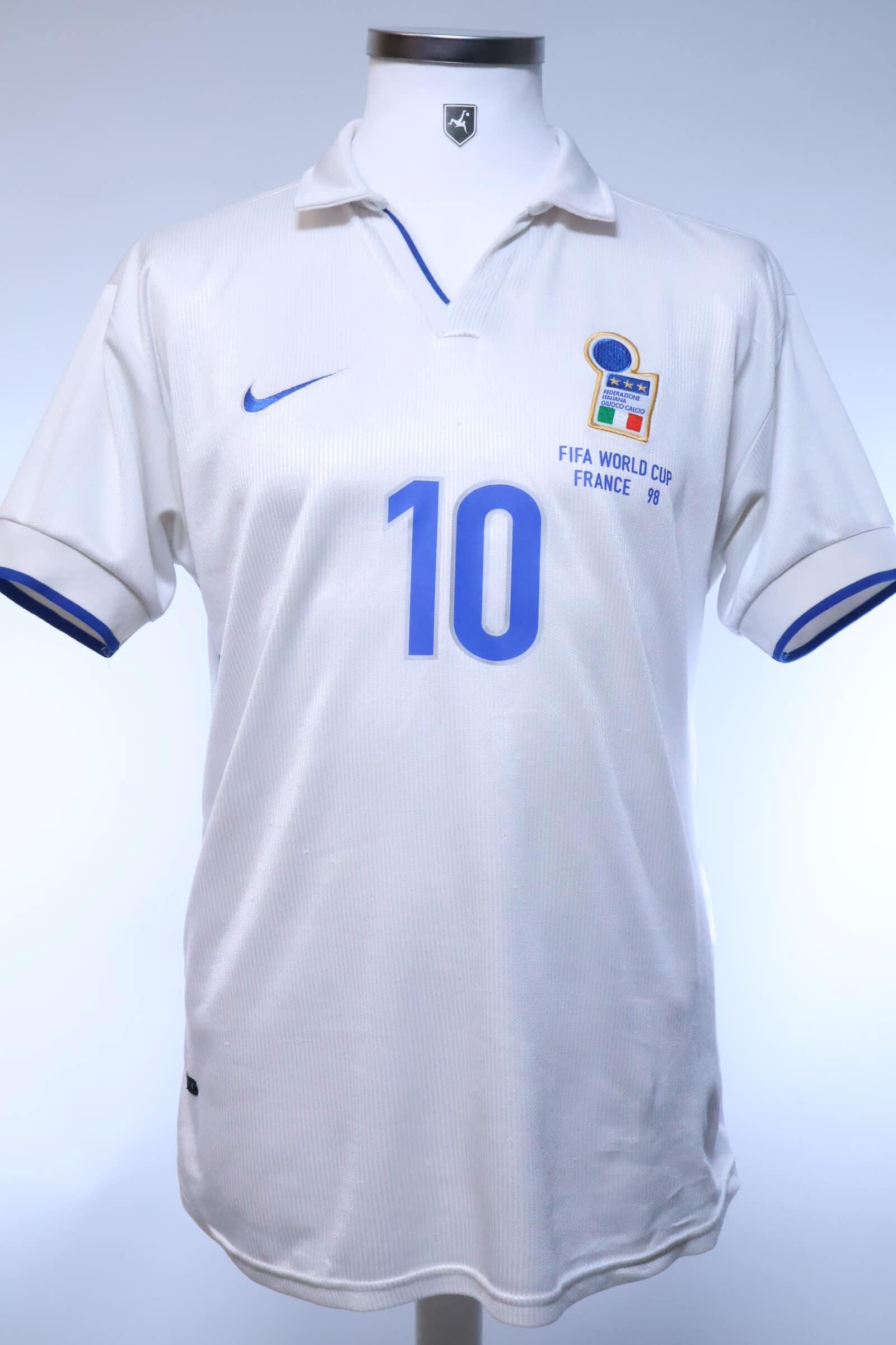 Italy Del Piero #10 1997/98 Away Shirt - M- FRONT