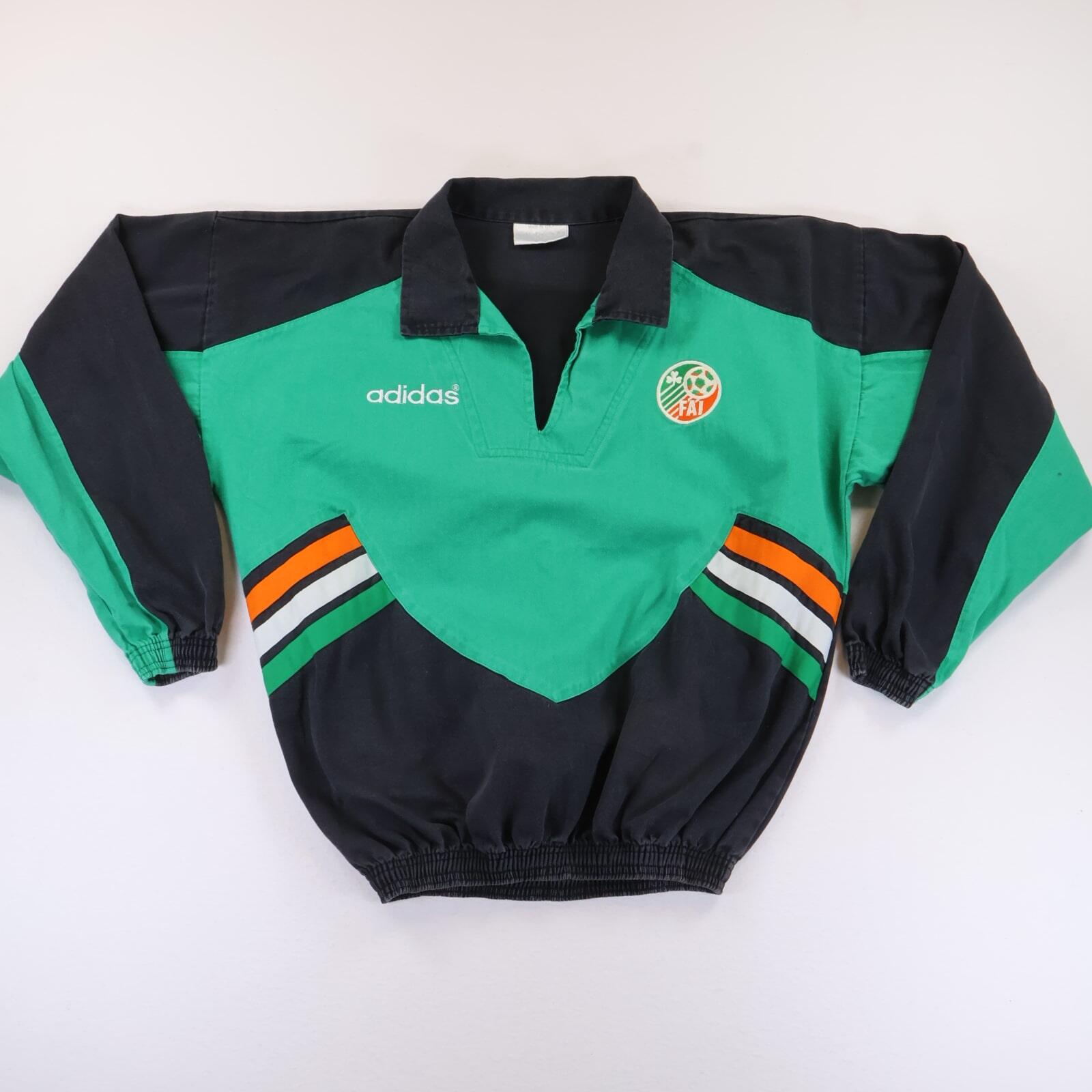 Republic Of Ireland 1992/93 Training Jacket - M- FRONT