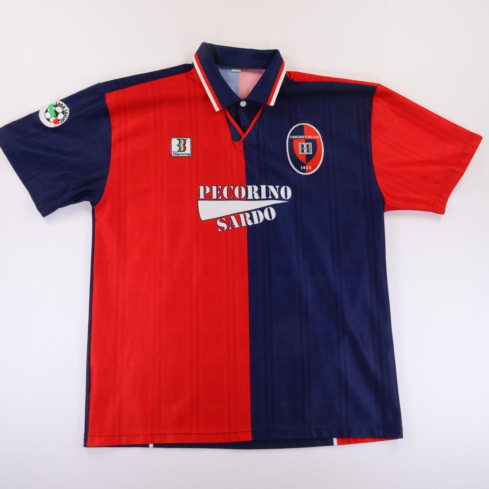 Cagliari Calcio Berretta #14 1998/99 Home Shirt - XL- FRONT