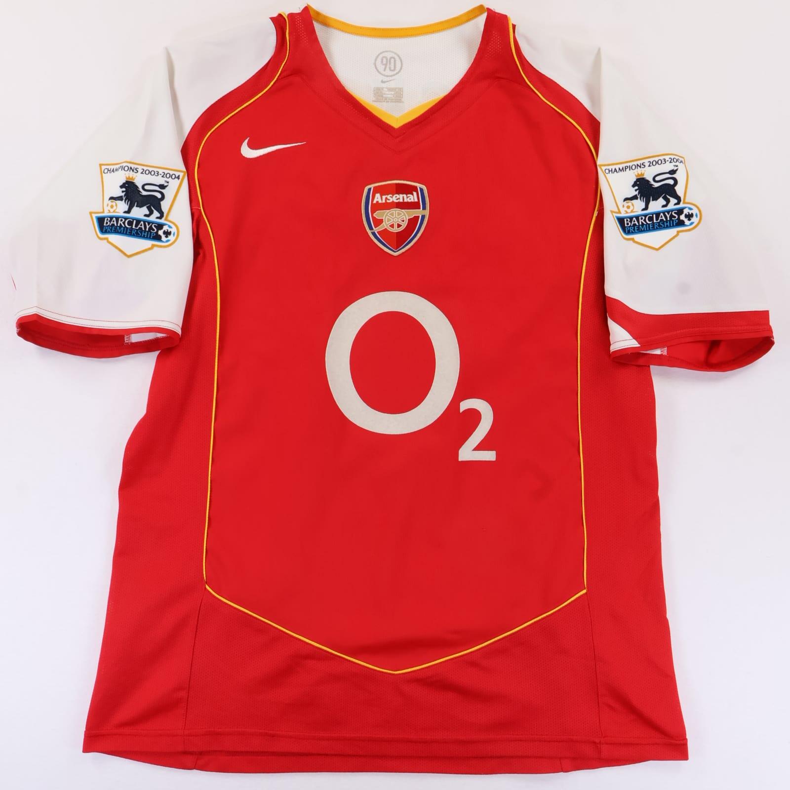 Arsenal 2004/05 Home Shirt - M- BACK