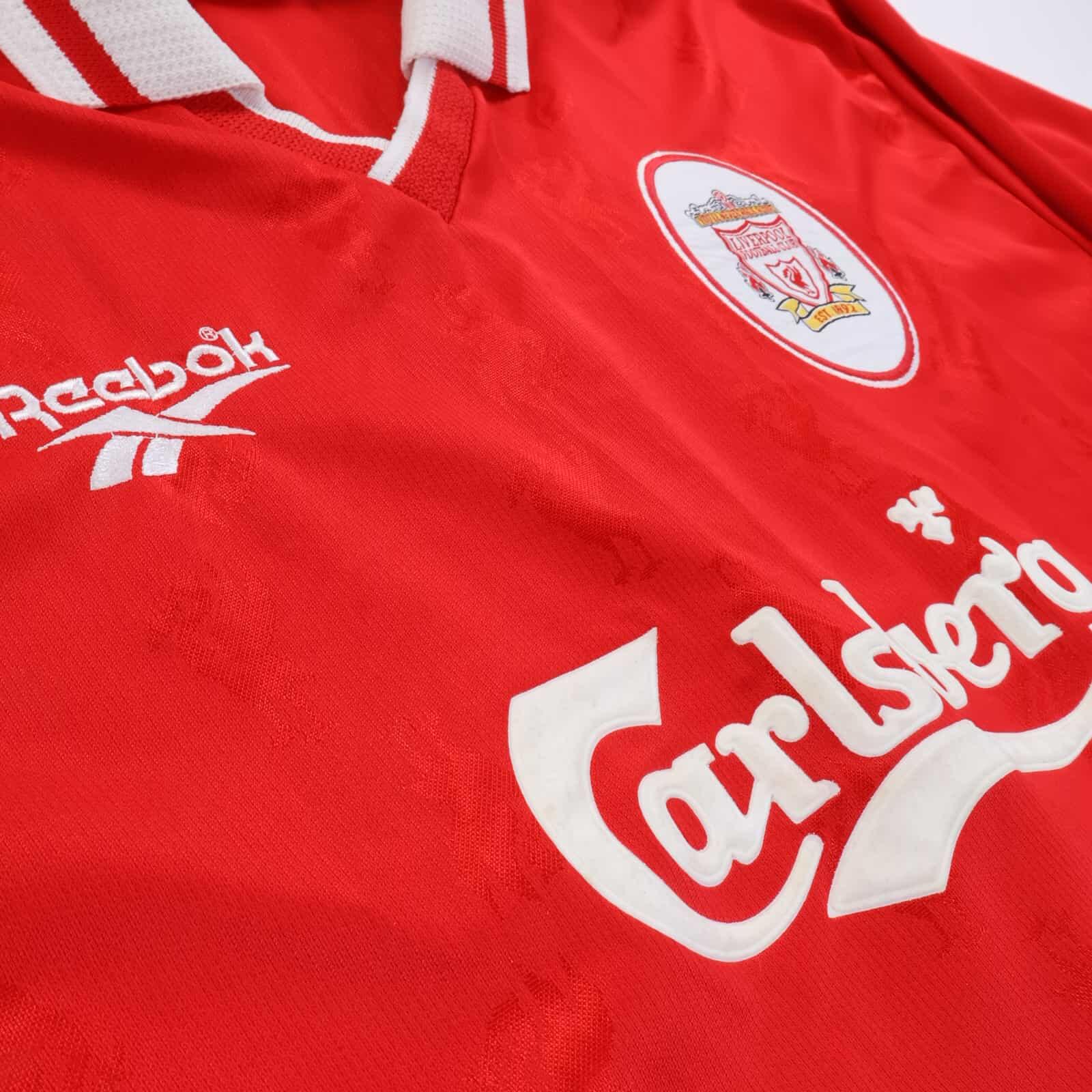 Liverpool F.C Berger #15 1996/98 Home Shirt - M
