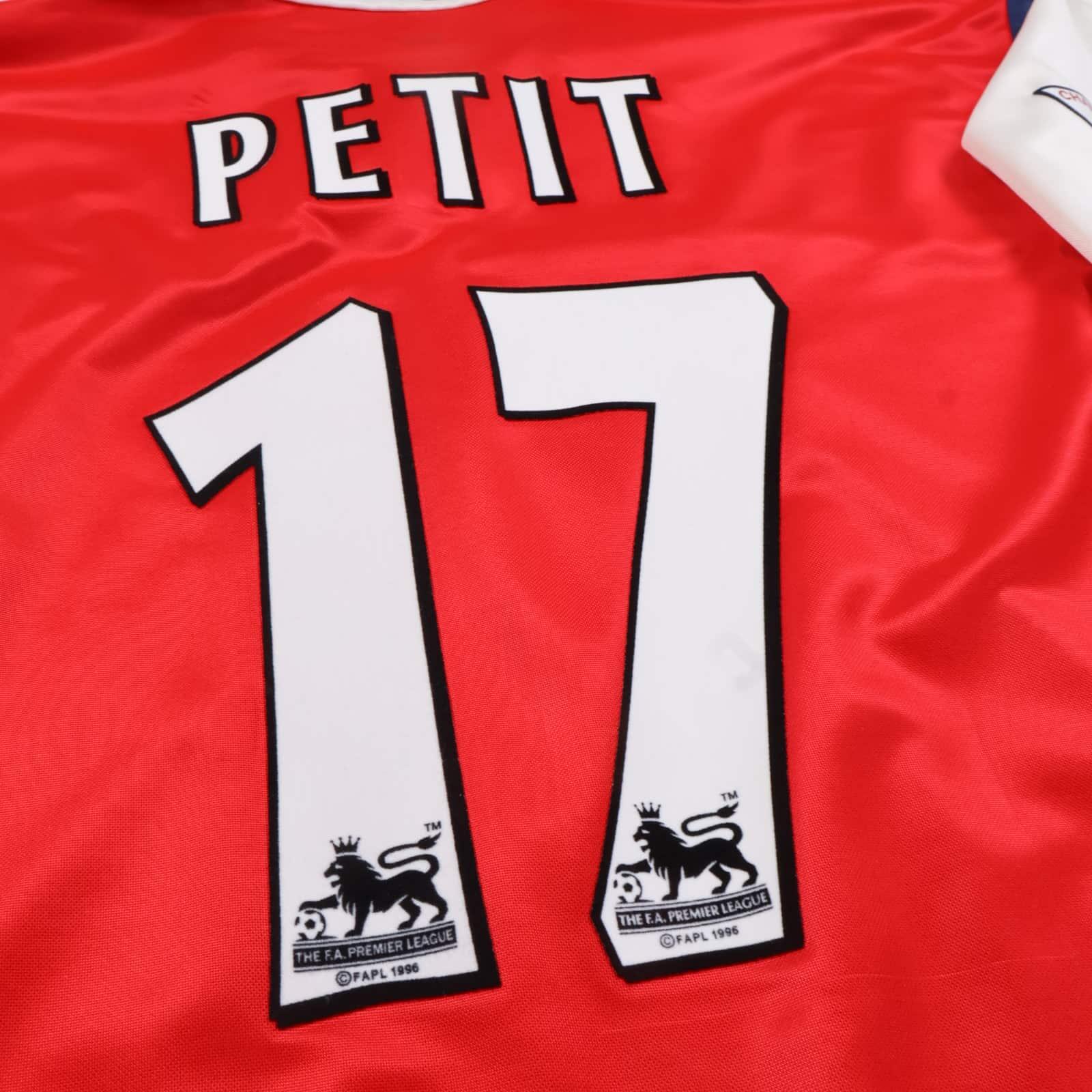 Arsenal Petit #17 1998/99 Home Shirt - XL
