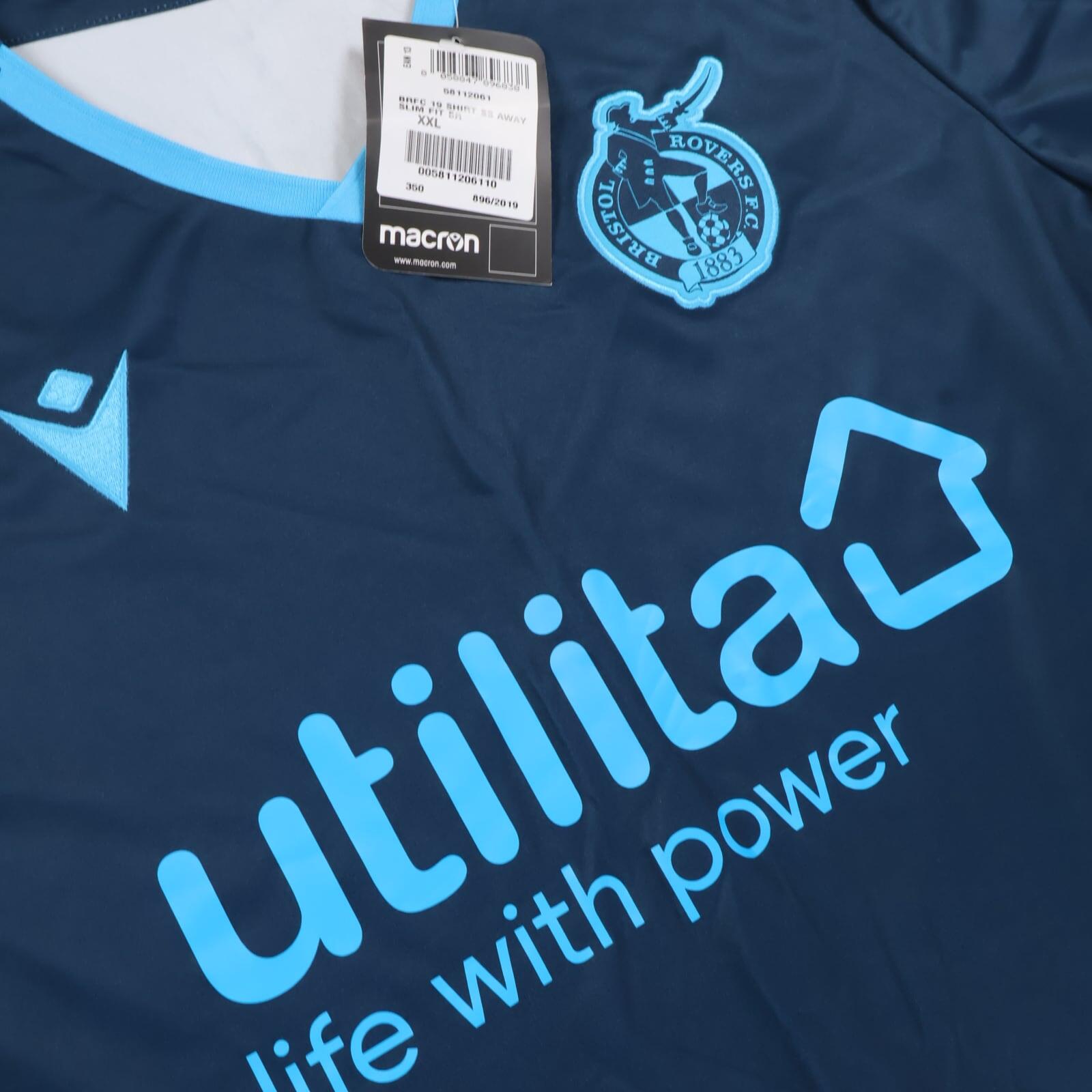Bristol Rovers 2019/20 Away Shirt - XXL- BACK