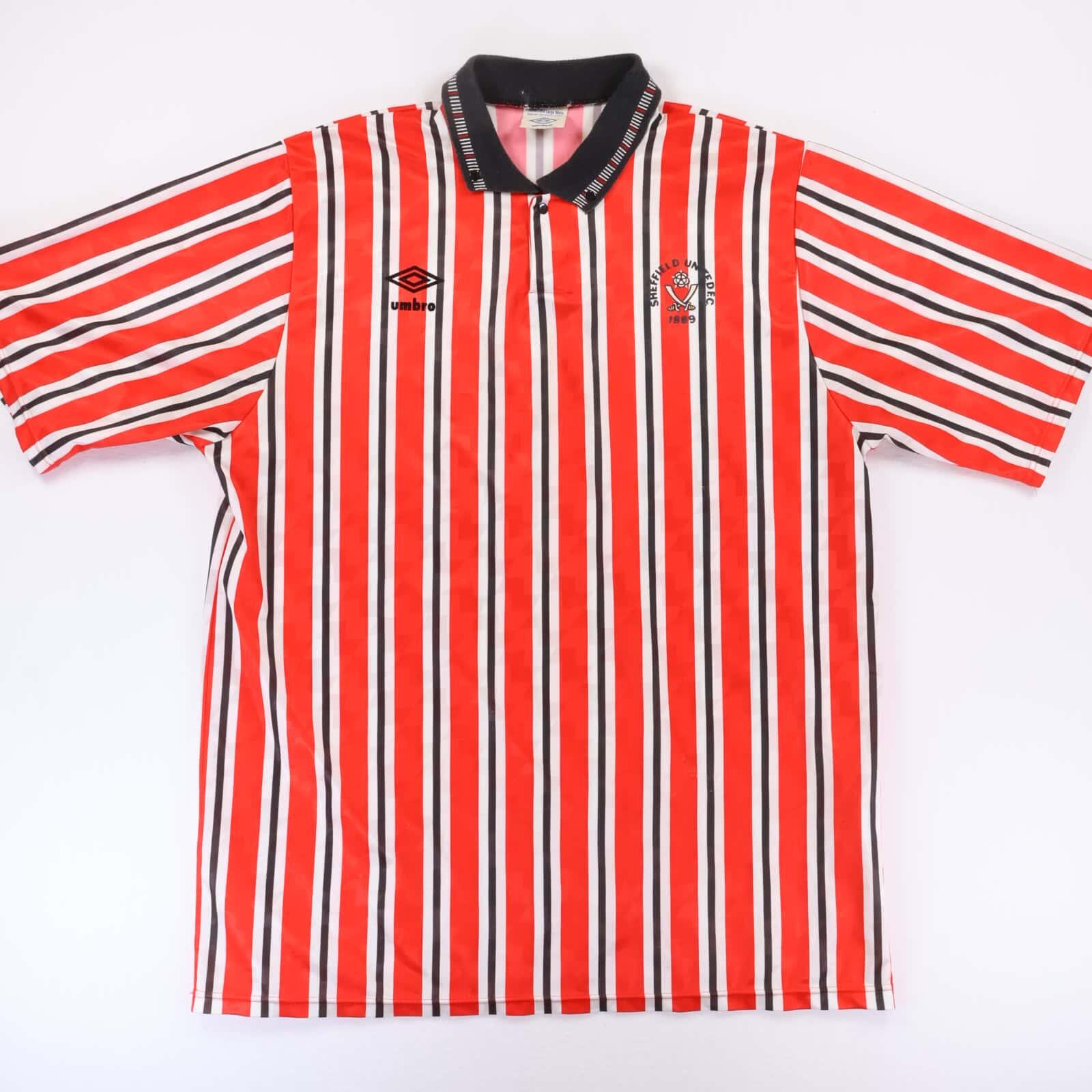 Sheffield United F.C 1990/92 Home Shirt - XL- FRONT