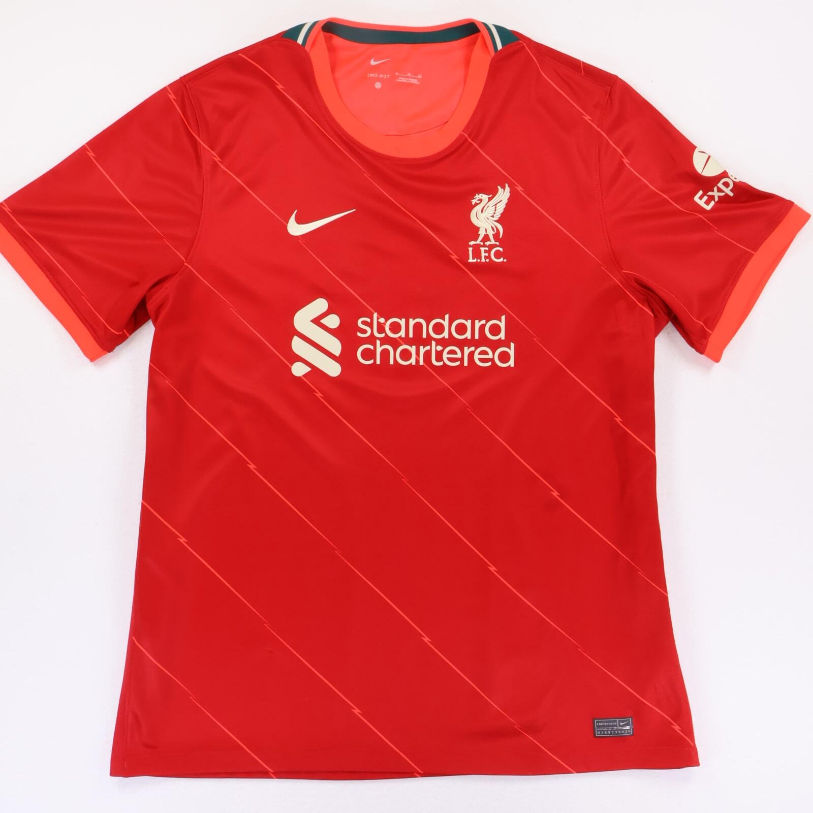 Liverpool F.C M. Salah #11 2021/22 Home Shirt - XL- TAGS